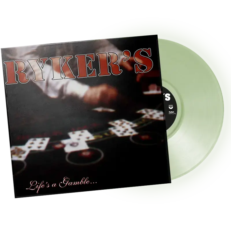 RYKER'S · Life's A Gamble | ULTRA CLEAR GLOW IN THE DARK VINYL · Picture 2 RYKER'S · Life's A Gamble | ULTRA CLEAR GLOW IN THE DARK VINYL (Hardcore Vinyl) · Picture 2