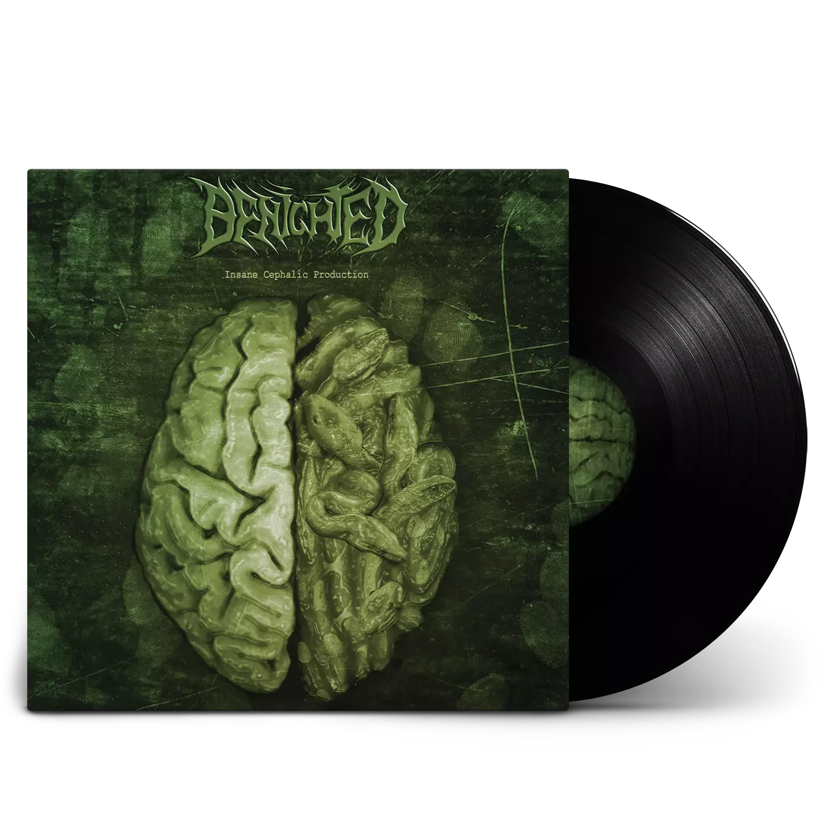 BENIGHTED · Insane Cephalic Production | BLACK LP (Death Metal/Grindcore Vinyl)