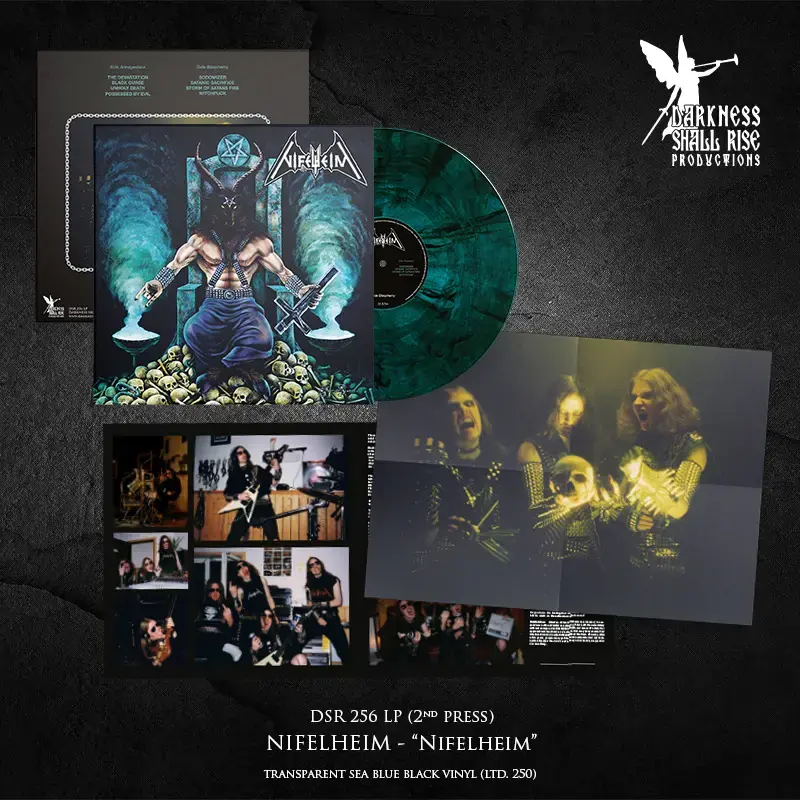 NIFELHEIM - Nifelheim (Re-Release) · SEA BLUE/BLACK LP (Black Metal Vinyl) · Picture 2