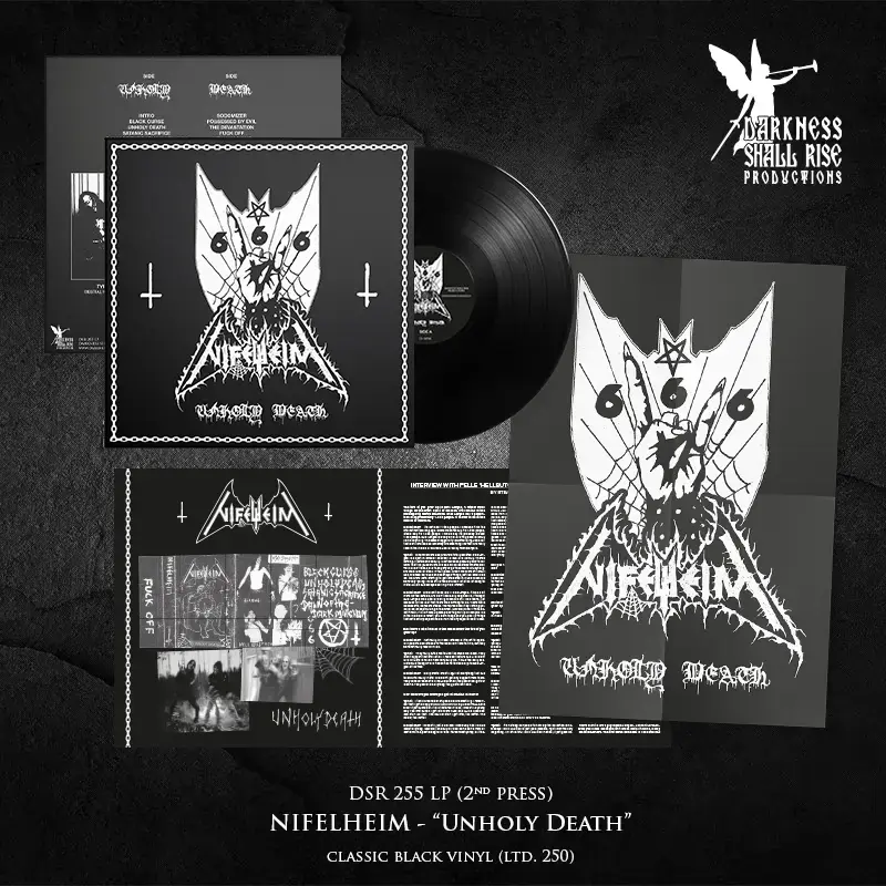 NIFELHEIM - Unholy Death (Re-Release) · BLACK LP (Black Metal Vinyl) · Picture 2