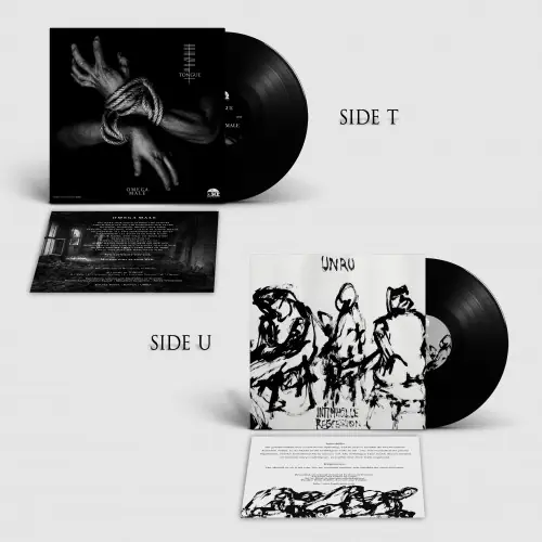 UNRU / TONGUE · Split | BLACK LP (Black Metal Vinyl)