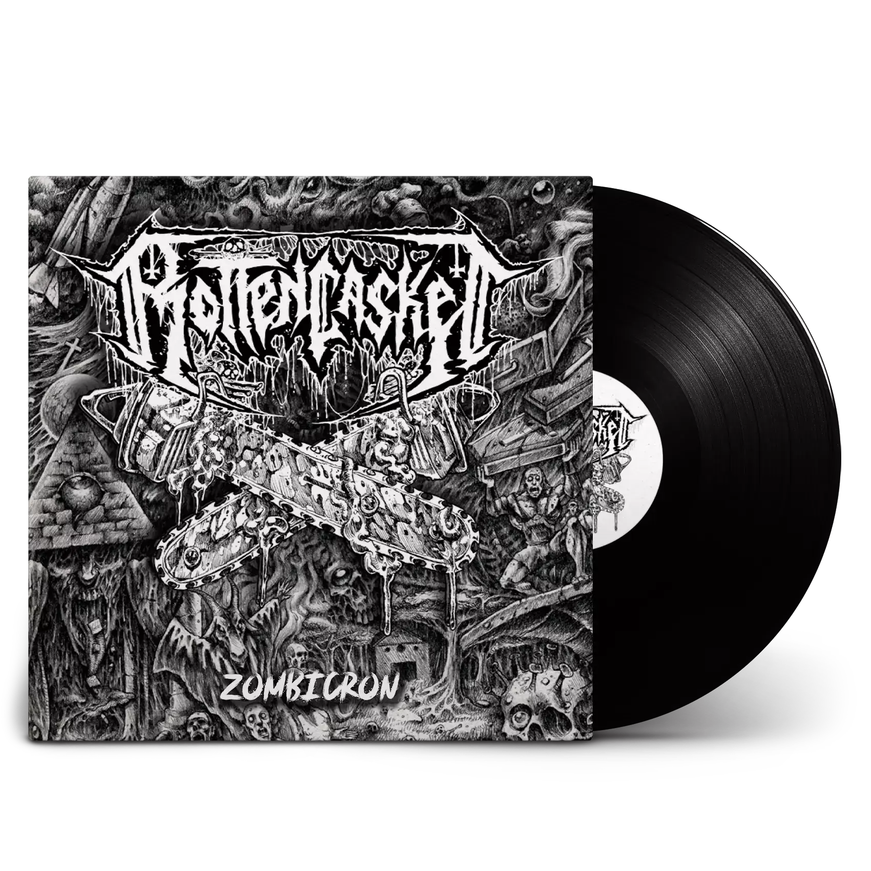 ROTTEN CASKET · Zombicron | BLACK LP (Death Metal Vinyl)
