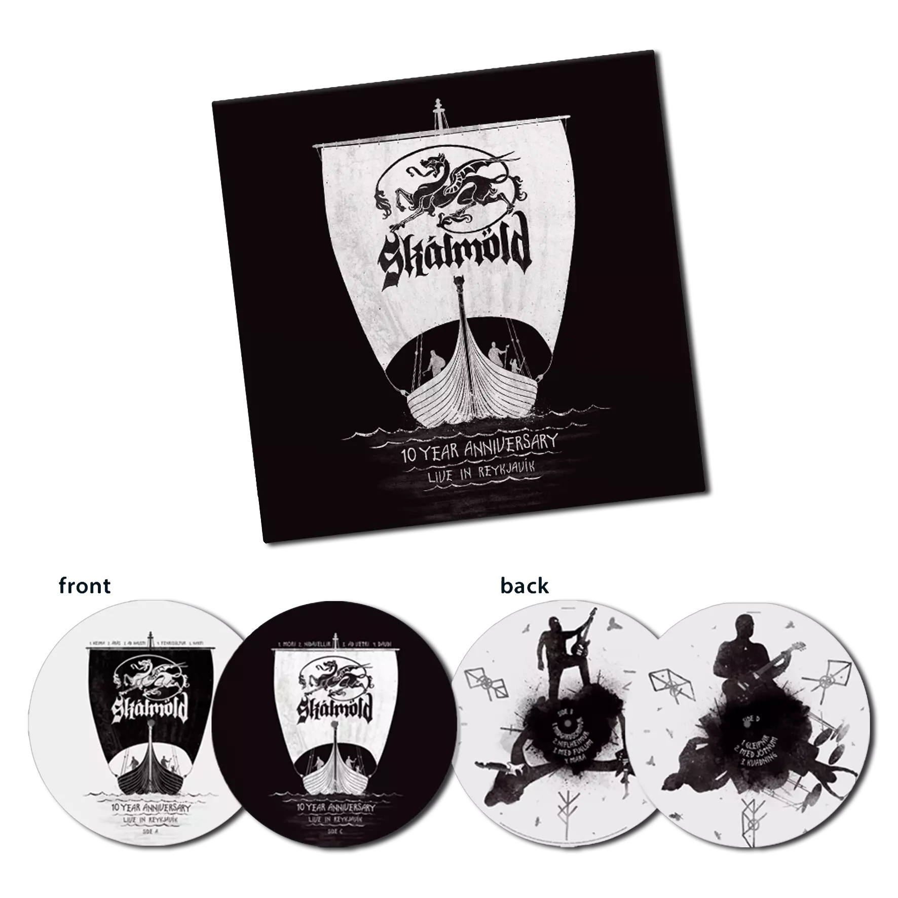 SKÁLMÖLD · 10 Year Anniversary - Live in Reykjavík | PICTURE DLP SKÁLMÖLD · 10 Year Anniversary - Live in Reykjavík | PICTURE DLP (Viking Metal/Folk Metal Vinyl)