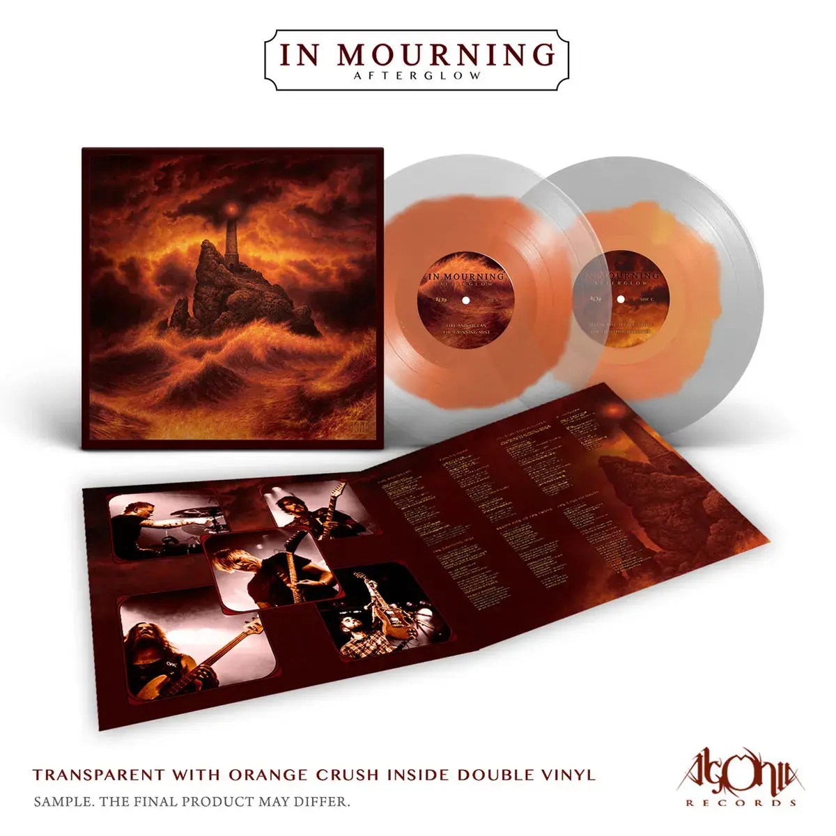 IN MOURNING · Afterglow | ORANGE CRUSH 2LP (Progressive Metal/Doom Metal/Death Metal Vinyl)