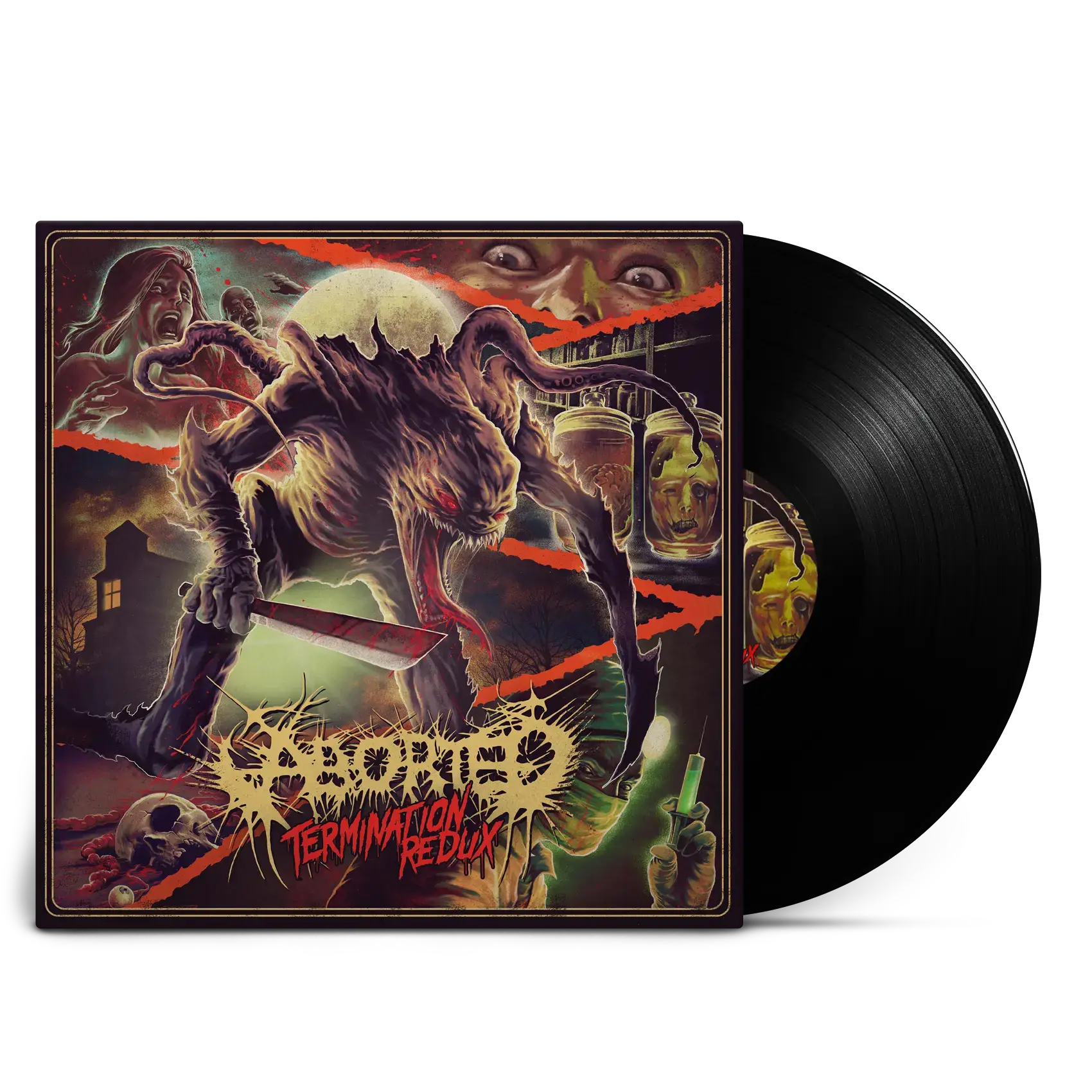 ABORTED · Termination Redux | BLACK LP ABORTED · Termination Redux | BLACK LP (Death Metal/Grindcore Vinyl)