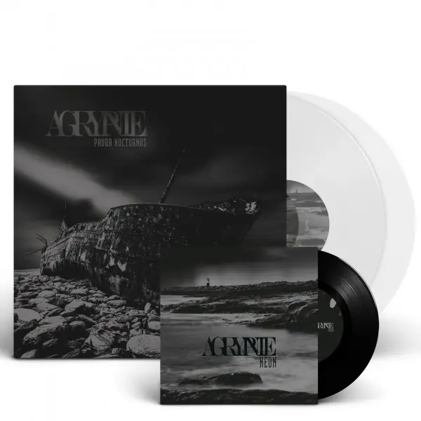 AGRYPNIE · Pavor Nocturnus | CLEAR 2LP+7" BUNDLE (Black Metal Vinyl)