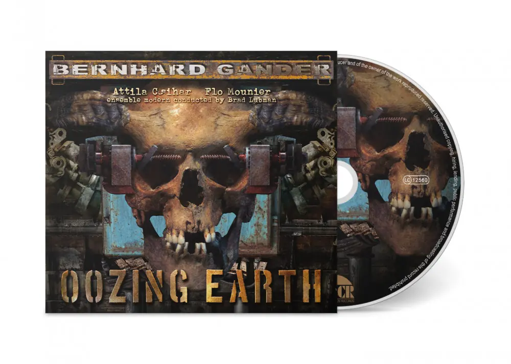 BERNHARD GANDER · Oozing Earth | DIGIPAK CD (Classical Music/Industrial CDs)