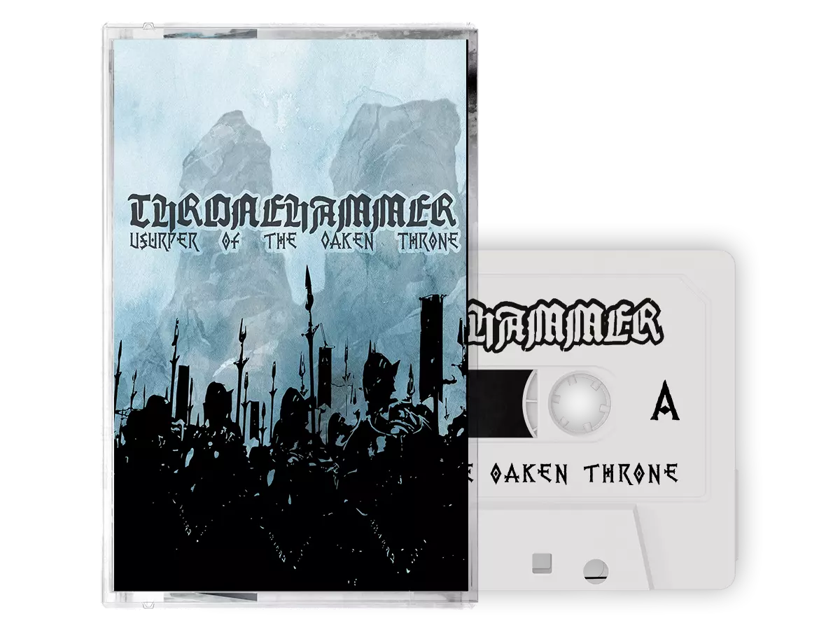 THRONEHAMMER · Usurper of the Oaken Throne | WHITE TAPE (Epic Metal/Doom Metal/Death Metal Tapes)