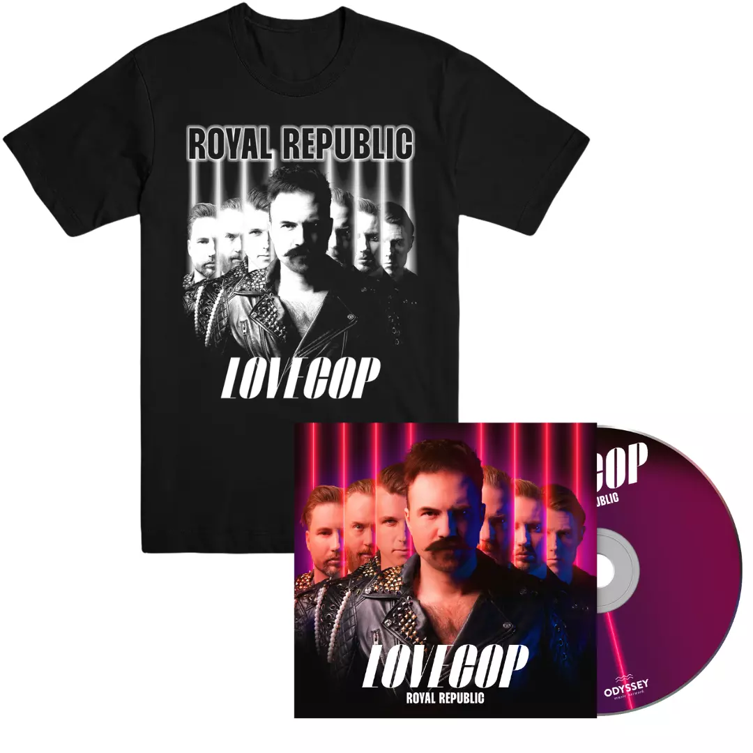 ROYAL REPUBLIC - LoveCop [DIGISLEEVE CD+T-SHIRT BUNDLE]