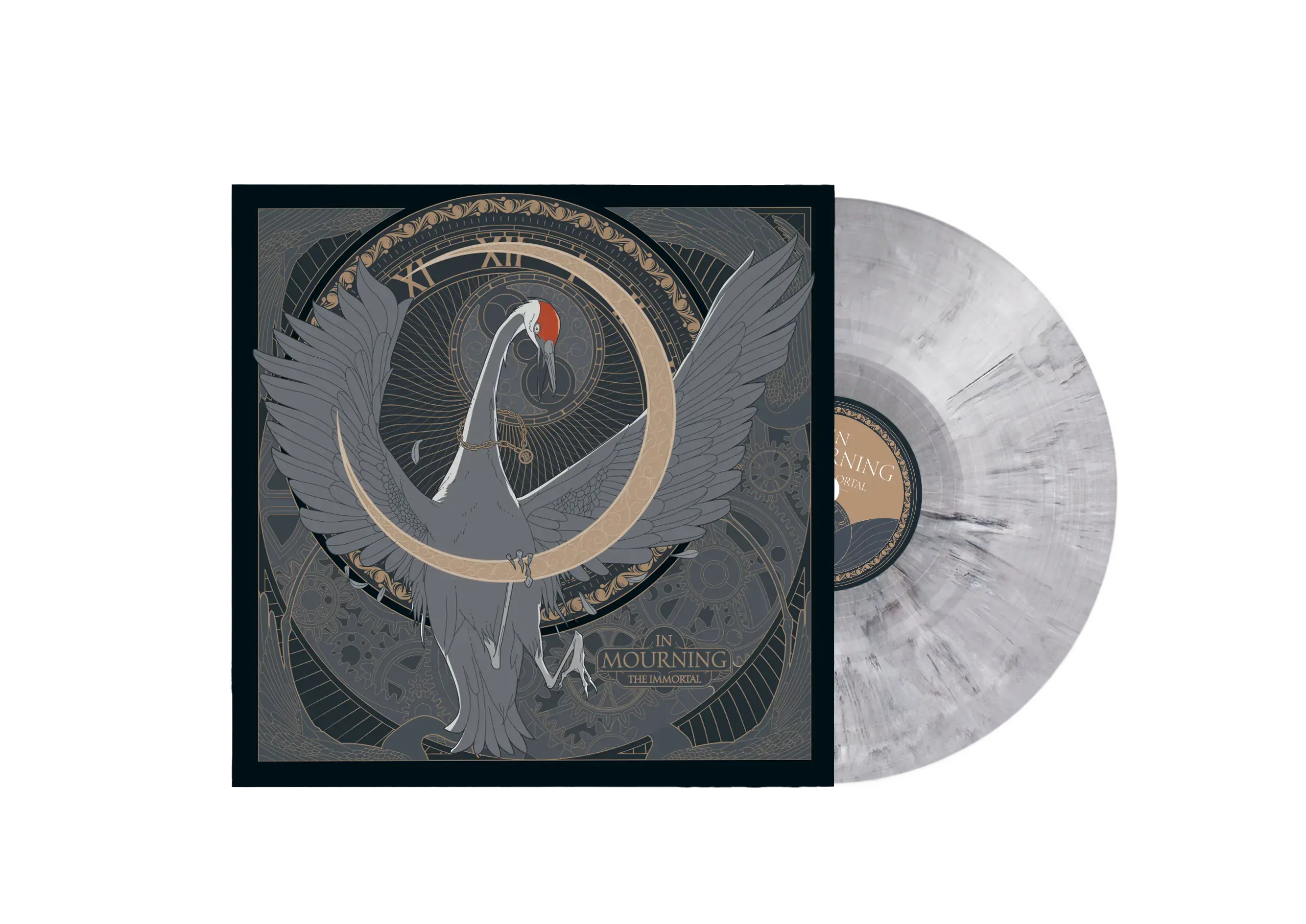 IN MOURNING · The Immortal (Bengans exclusive) | GREY MARBLED LP (Melodic Death Metal/Progressive Metal/Doom Metal Vinyl)