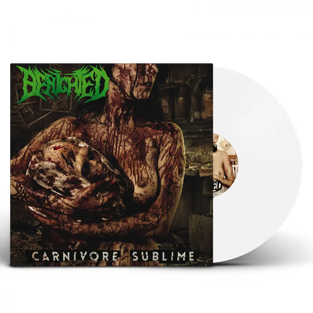 BENIGHTED · Carnivore Sublime | WHITE LP (Death Metal Vinyl)