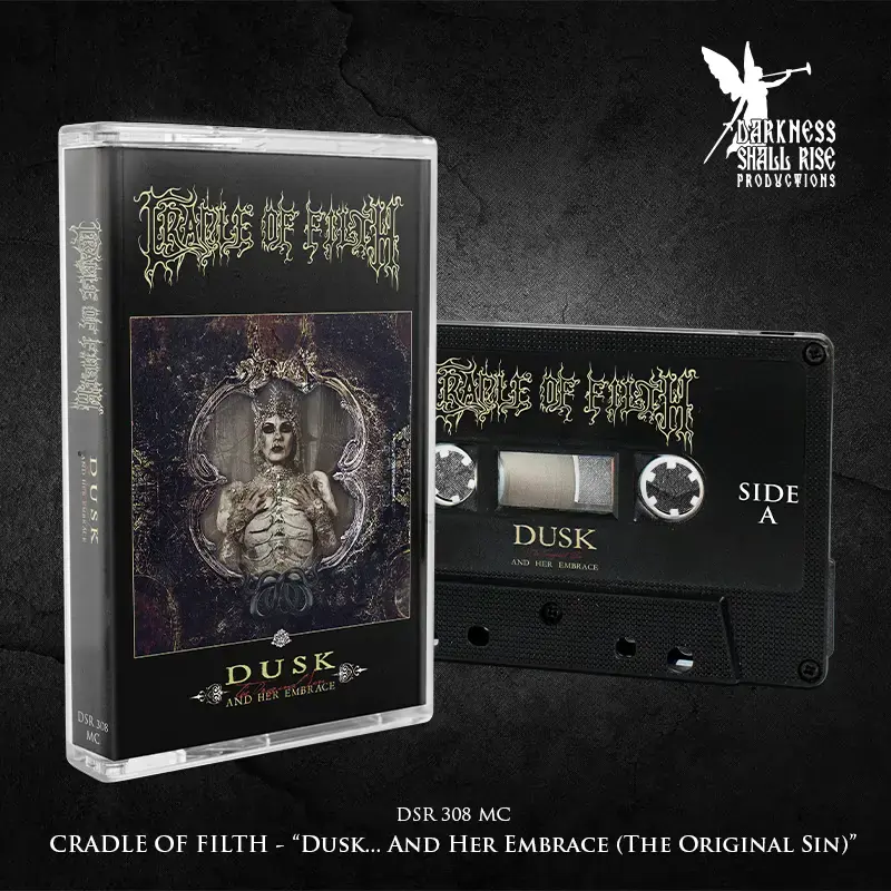 CRADLE OF FILTH - Dusk And Her Embrace (The Original Sin) · BLACK TAPE (Gothic Metal/Black Metal Tapes)