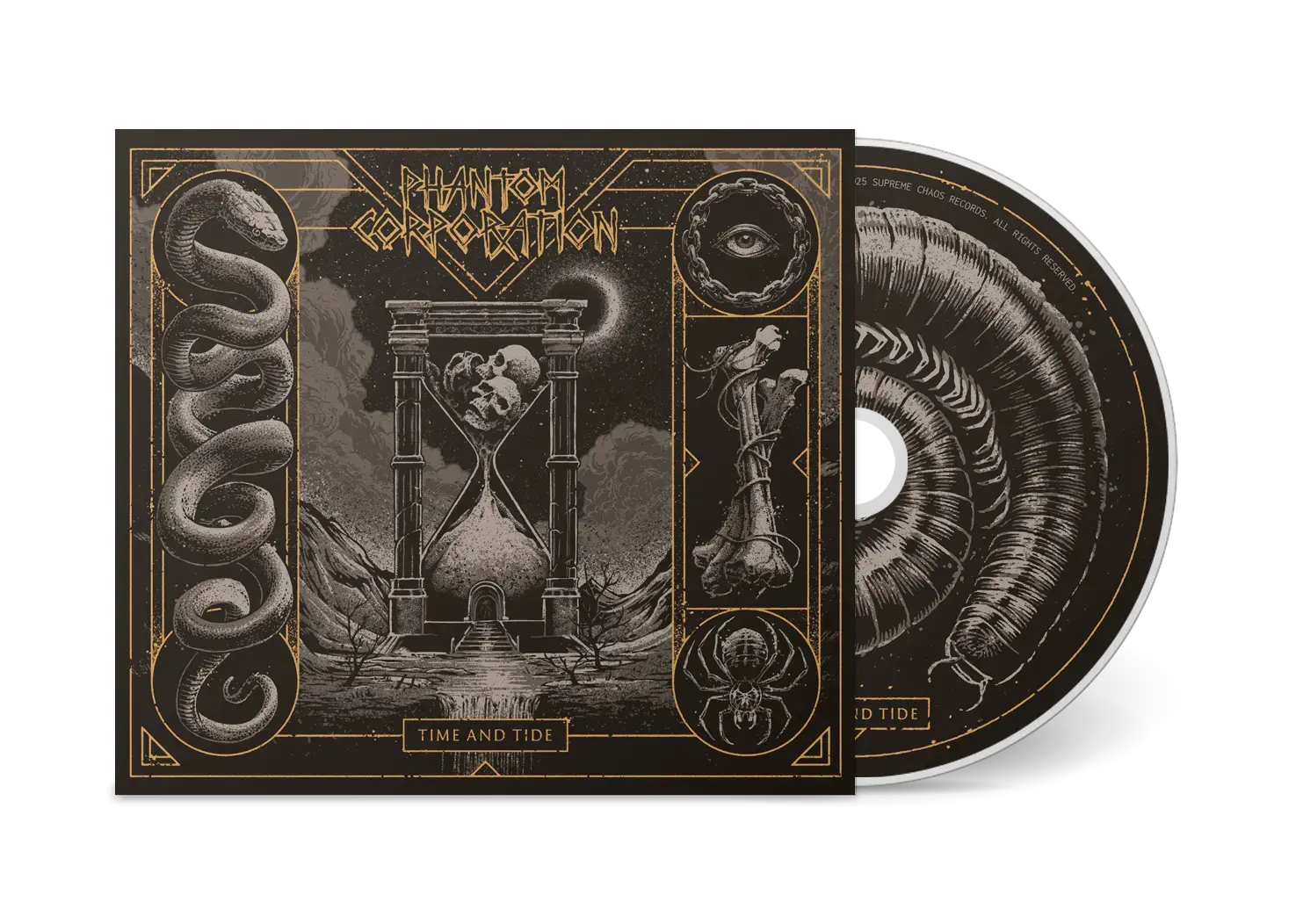 PHANTOM CORPORATION · Time And Tide | DIGIPAK CD (Thrash Metal/D-Beat/Death Metal CDs)