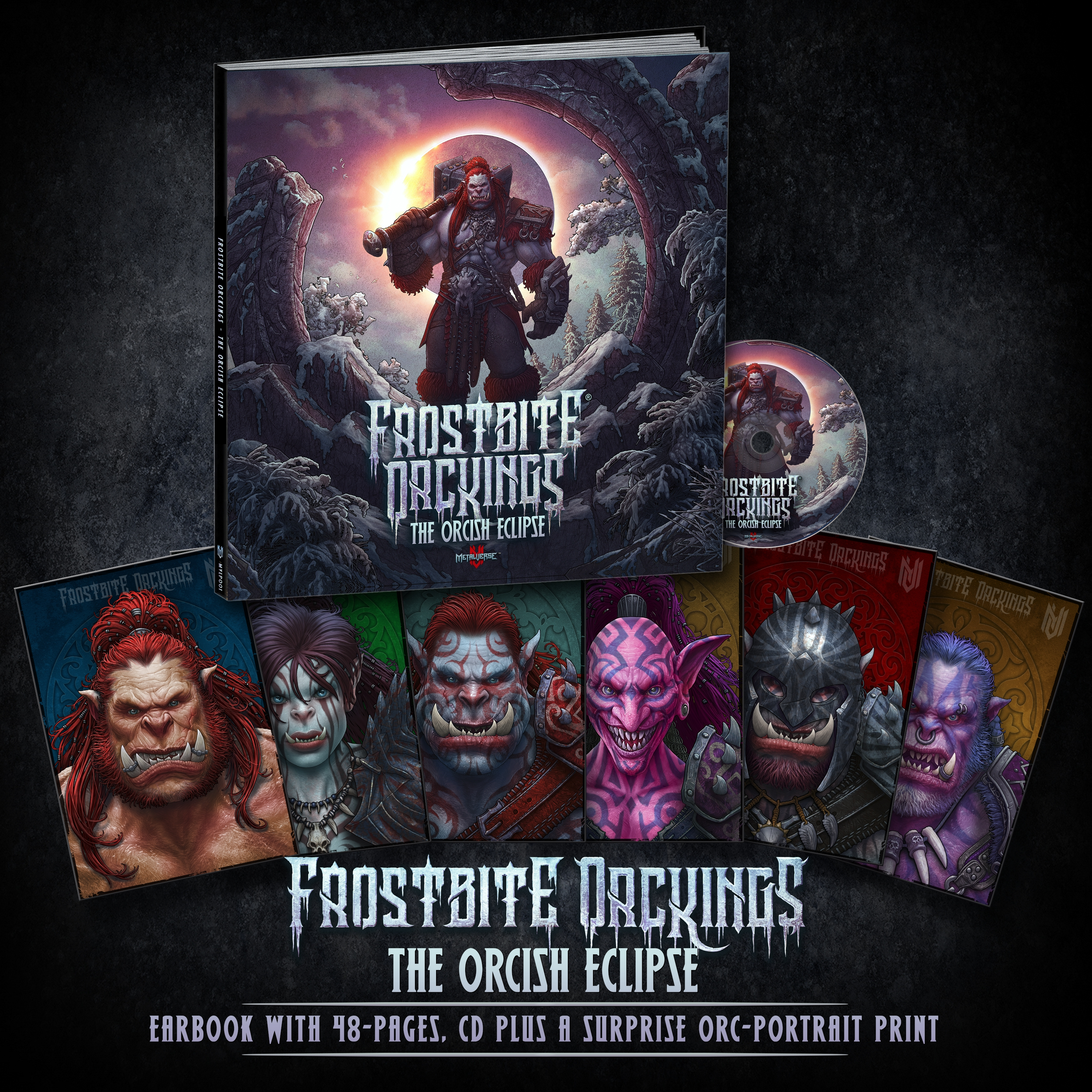 FROSTBITE ORCKINGS · The Orcish Eclipse | EXCLUSIVE EARBOOK FROSTBITE ORCKINGS · The Orcish Eclipse | EXCLUSIVE EARBOOK (Death Metal CDs)