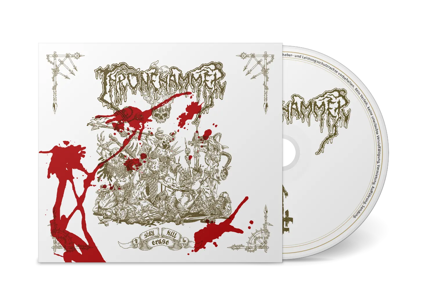 THRONEHAMMER - Slay | Kill | Erase [DIGIPAK CD] (Doom Metal/Epic Metal/Death Metal/Heavy Metal CDs)