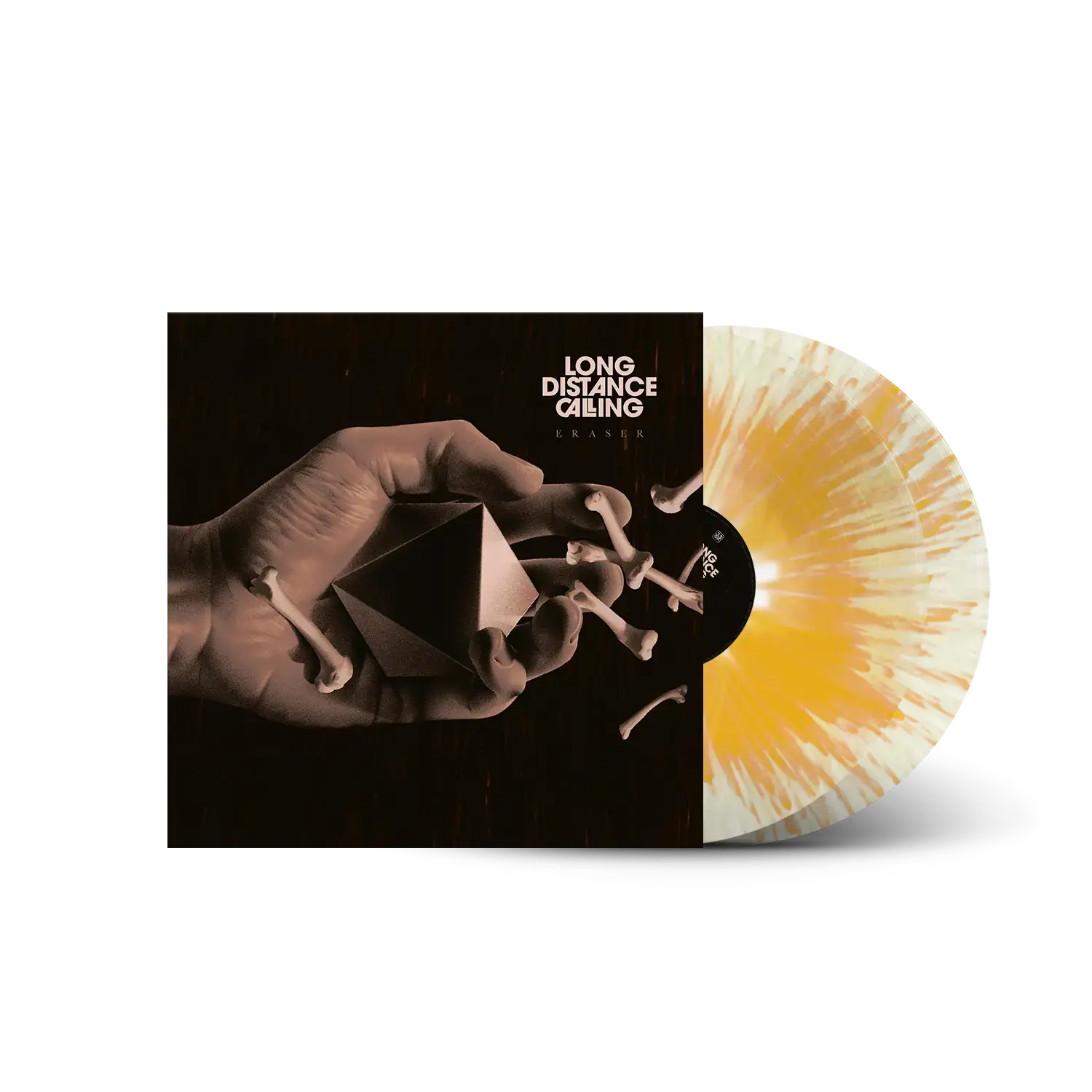 LONG DISTANCE CALLING - Eraser · CRYSTAL CLEAR YELLOW SPLATTER DOUBLE VINYL (Progressive Rock Vinyl)