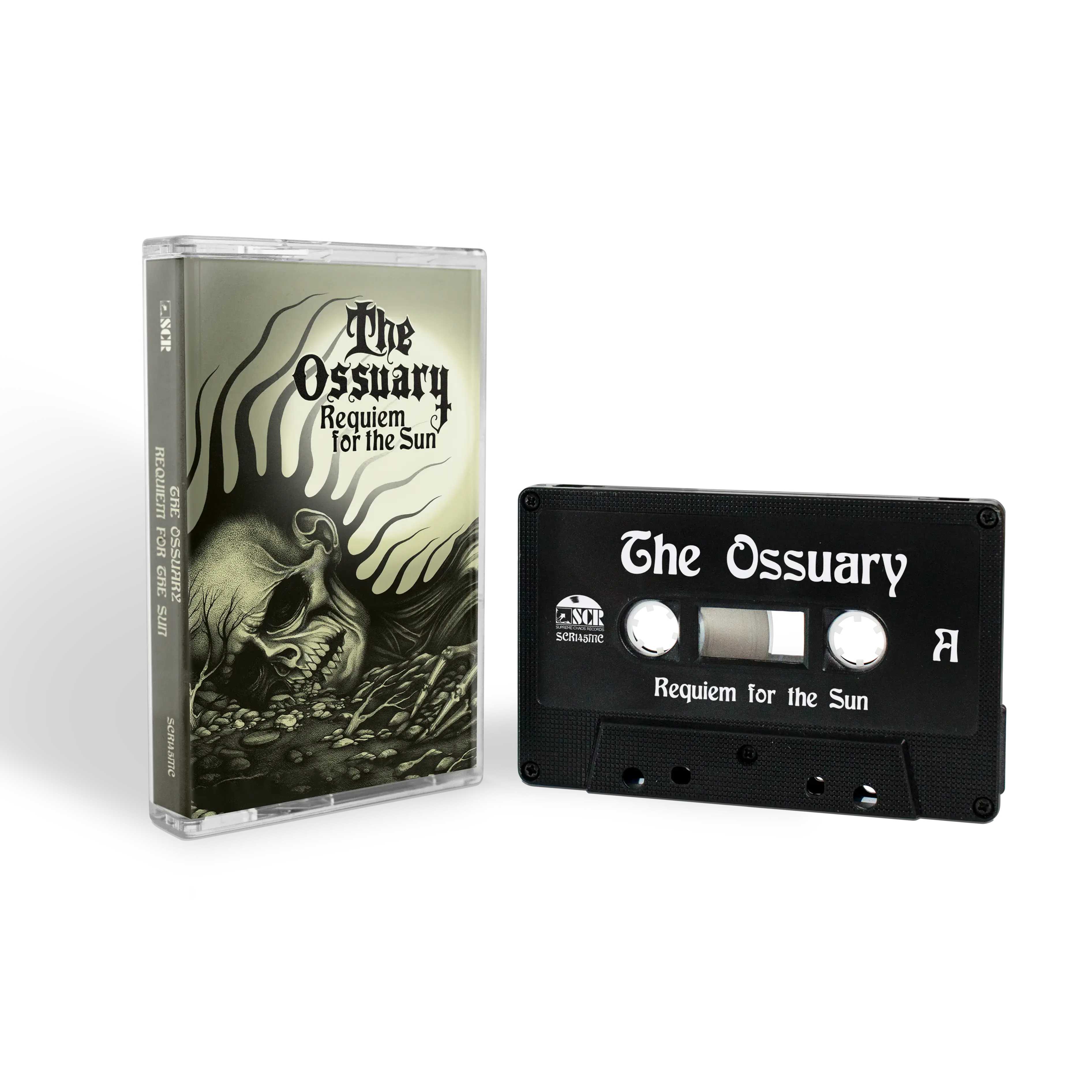 THE OSSUARY · Requiem For The Sun | BLACK TAPE (Doom Metal/Doom Rock/Occult Rock Tapes)