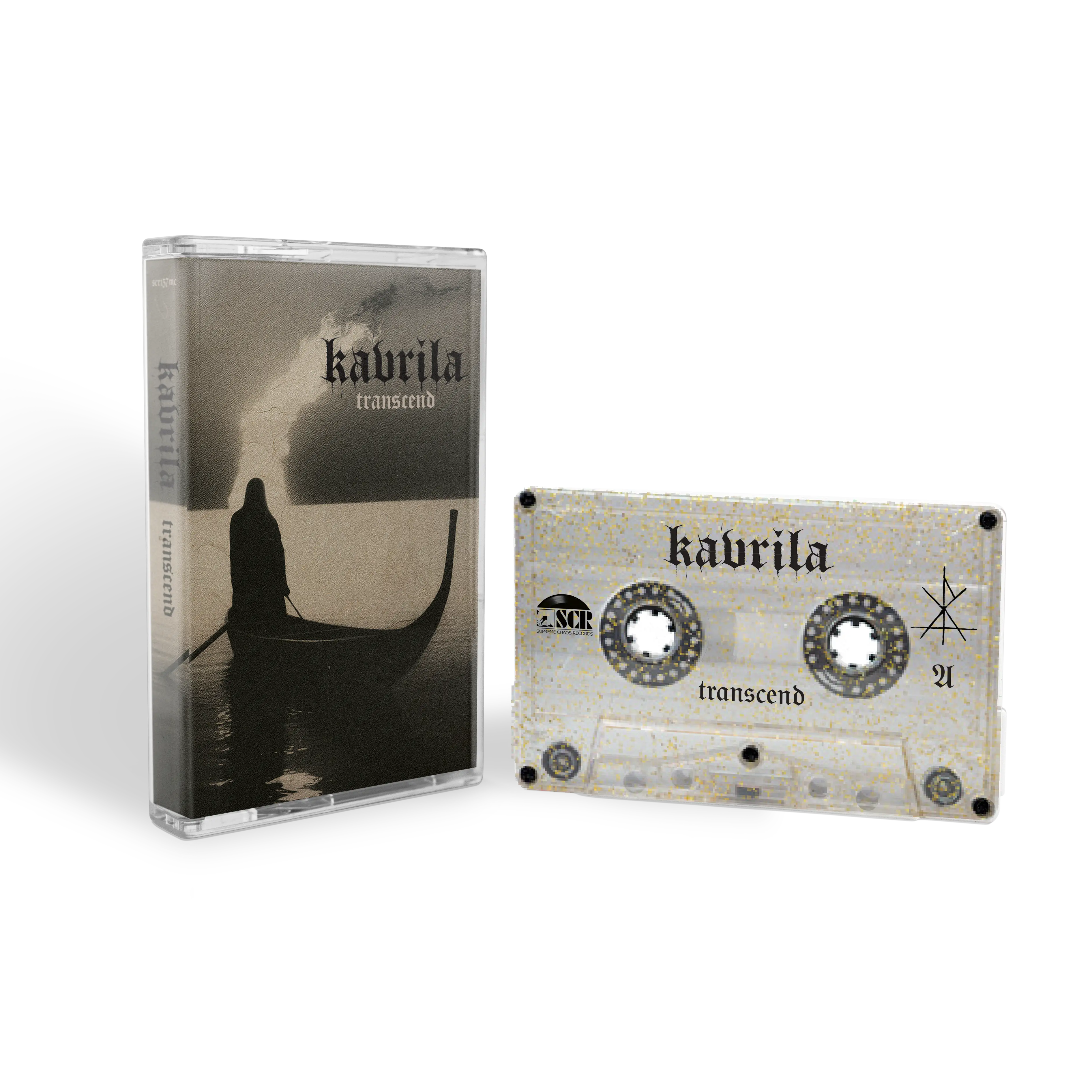 KAVRILA · Transcend | GOLD GLITTER TAPE (Hardcore/Sludge/Crust/Post Metal Tapes)