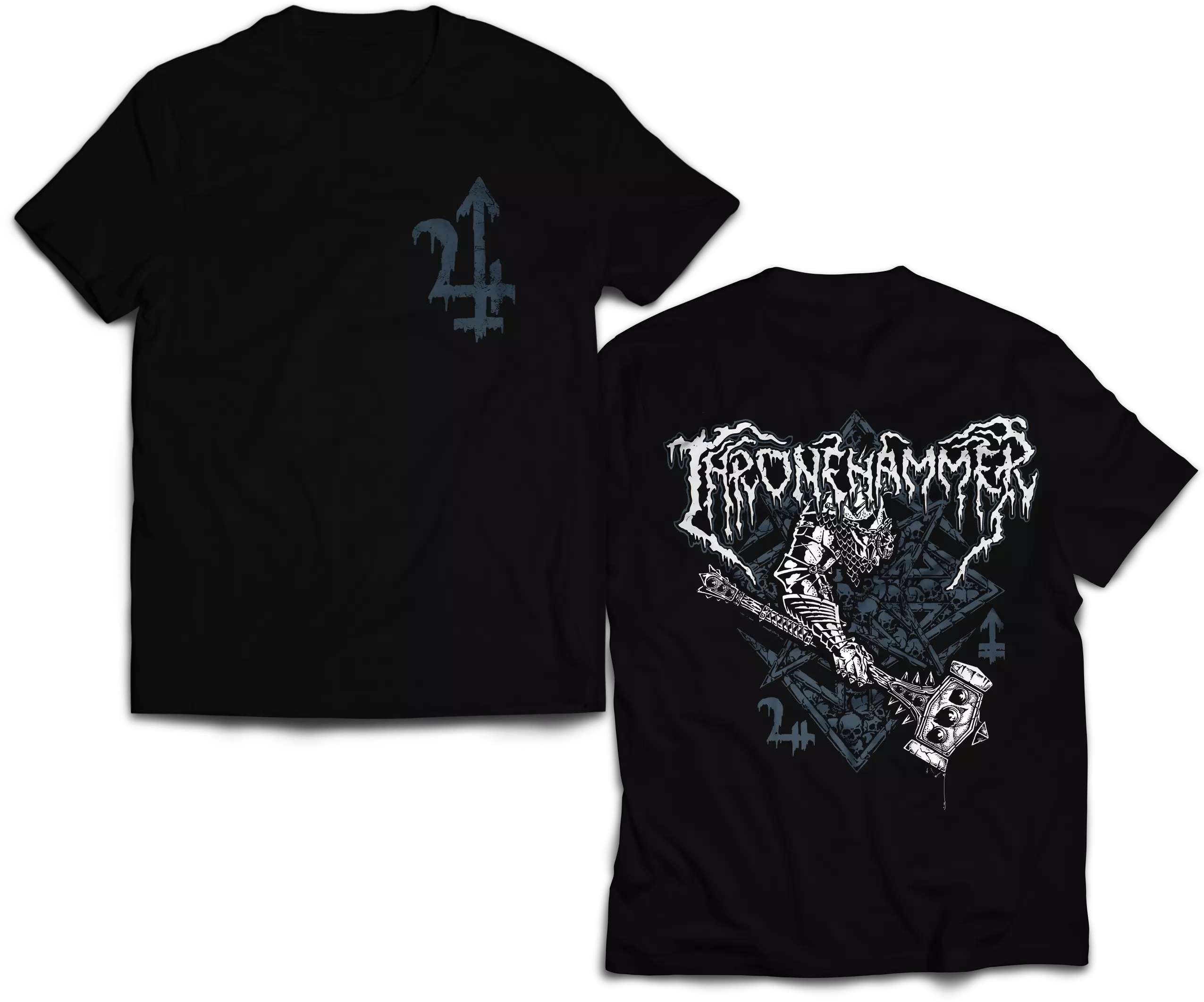 THRONEHAMMER · Hammer & Sigil | T-SHIRT (Doom Metal/Epic Metal/Death Metal Clothes)
