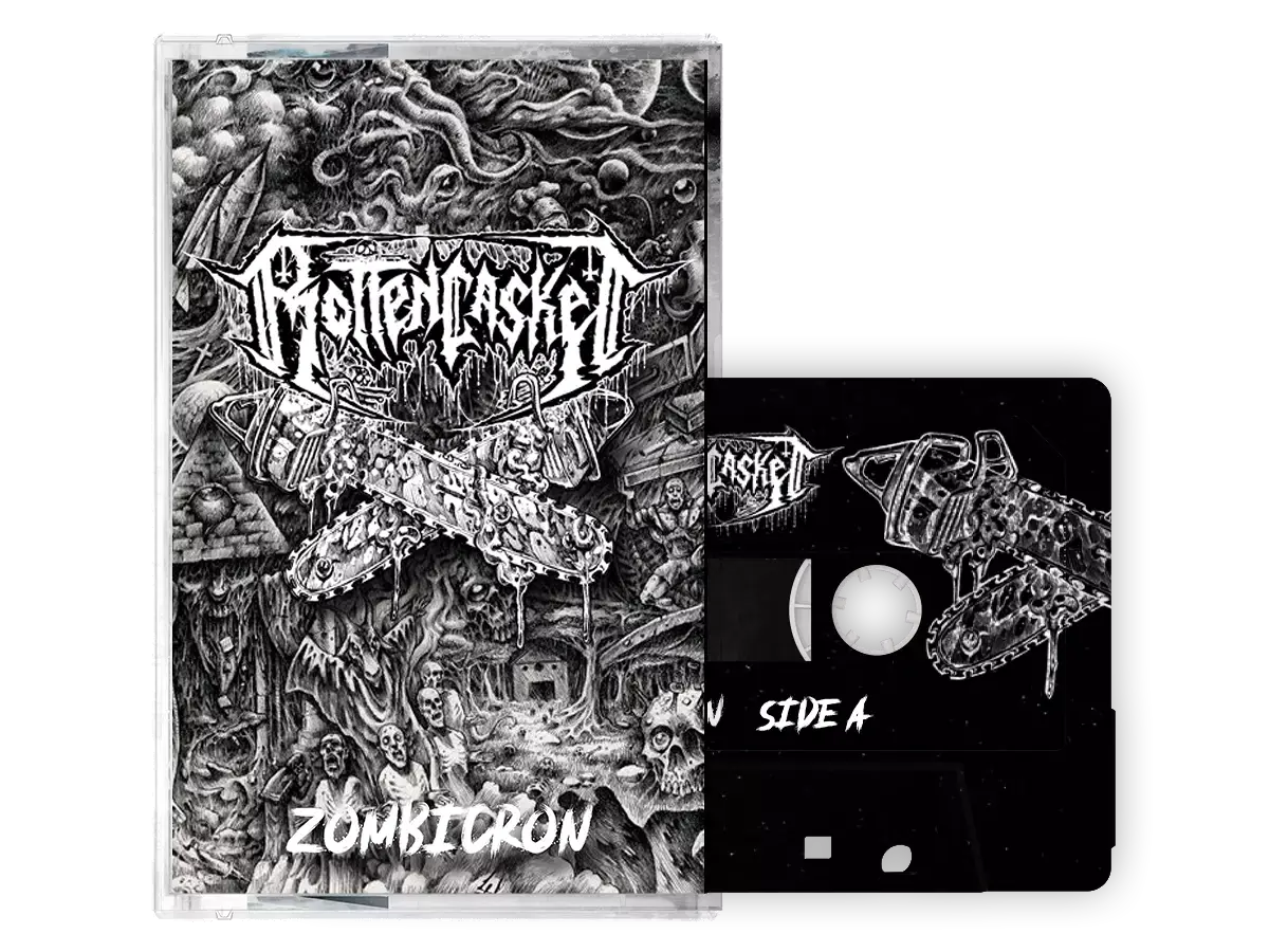 ROTTEN CASKET · Zombicron | BLACK TAPE (Death Metal Tapes)