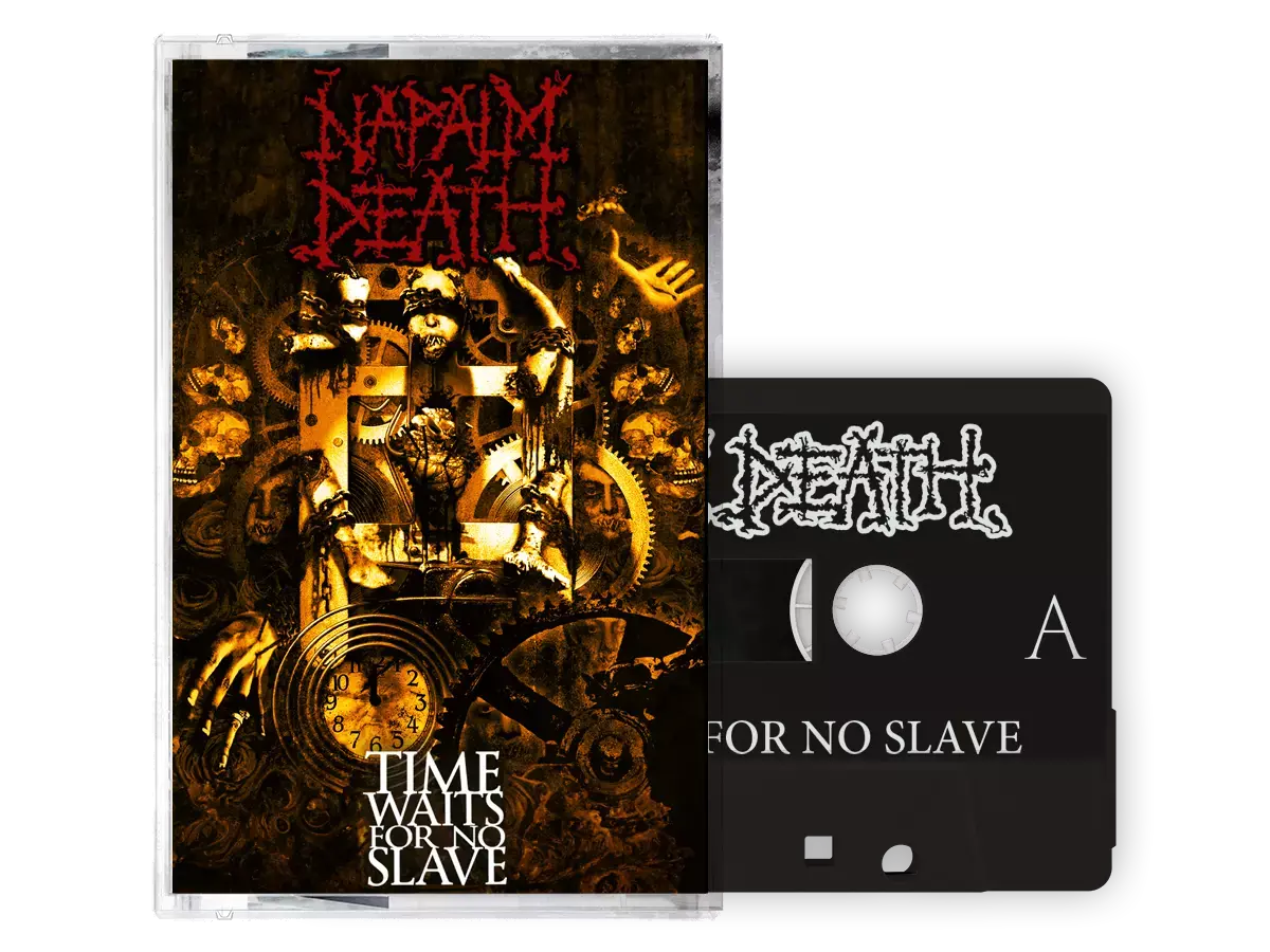 NAPALM DEATH - Time Waits For No Slave · SMOKE TAPE NAPALM DEATH - Time Waits For No Slave · SMOKE TAPE (Grindcore Tapes)