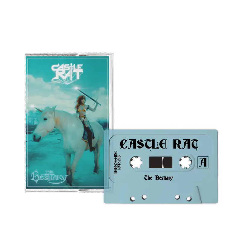 CASTLE RAT - The Bestiary · SEA BLUE TAPE (Heavy Metal/Epic Metal Tapes)