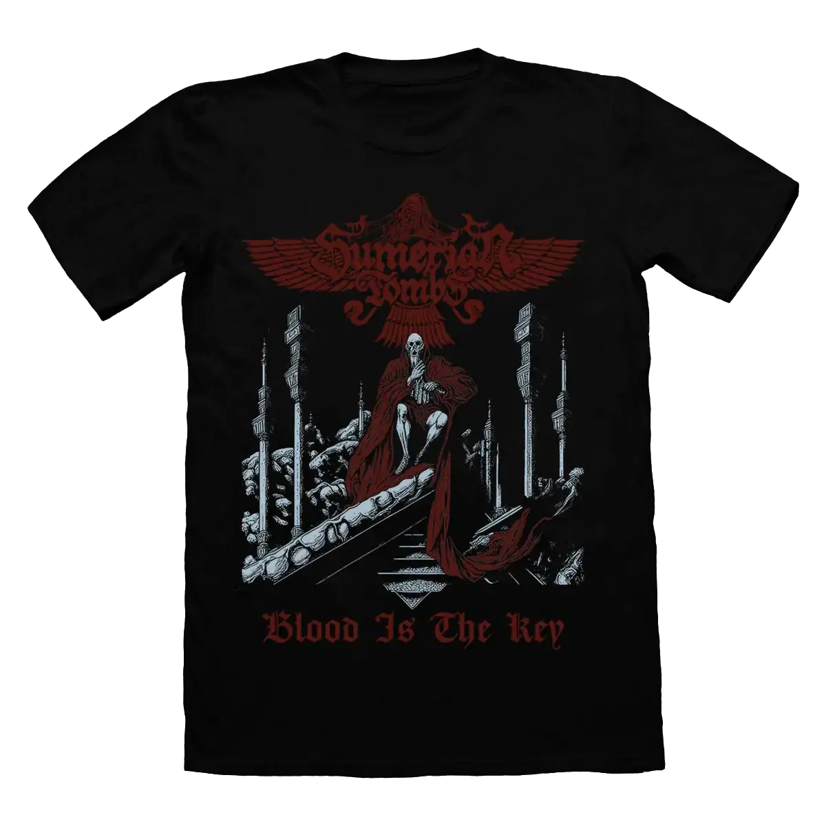 SUMERIAN TOMBS - Blood is the Key · T-SHIRT (Black Metal Clothes)