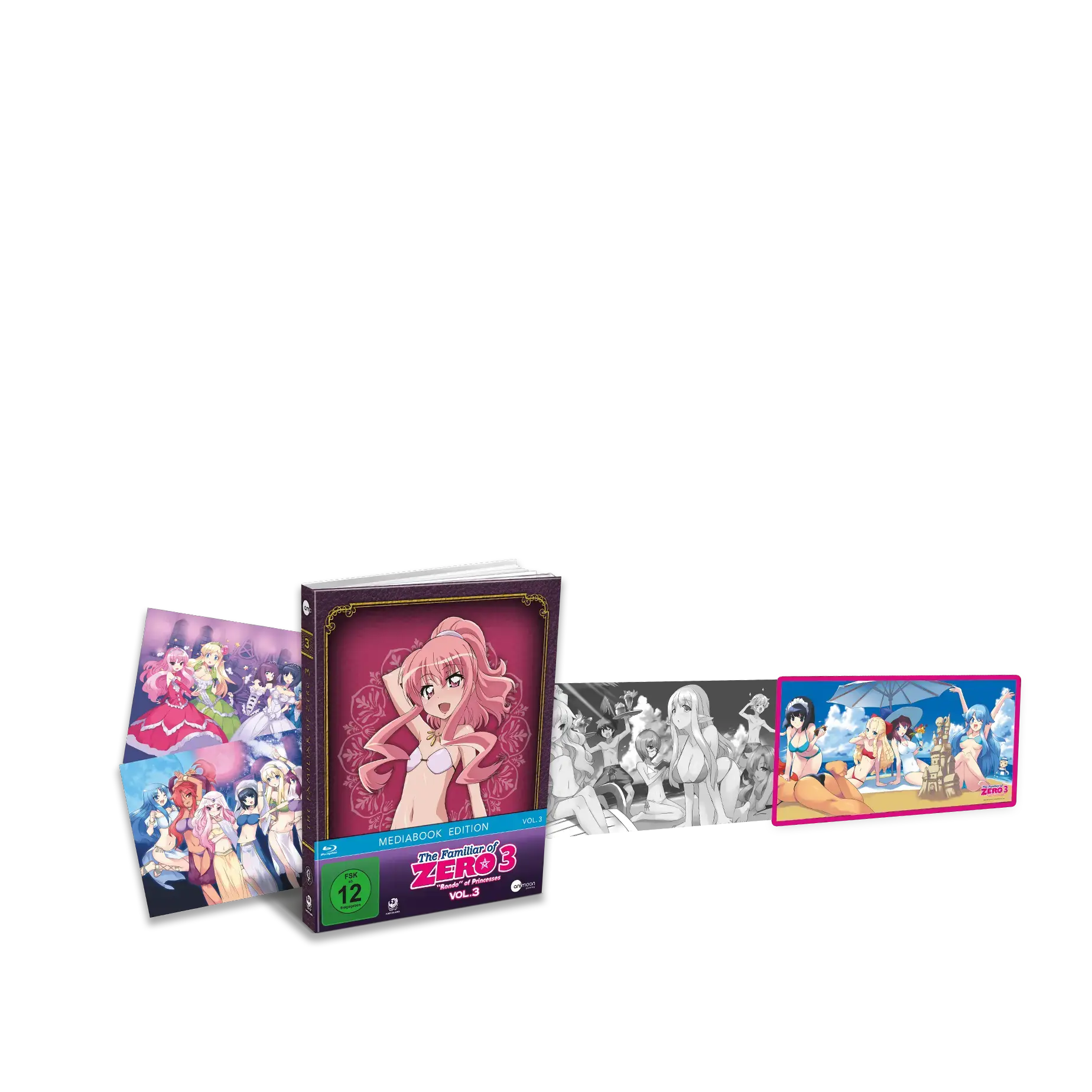 FAMILIAR OF ZERO · Familiar Of Zero - Season 3 Vol.3 - Limited Media Book | BLU-RAY (Animation/Anime DVDBluRay) · Bild 2