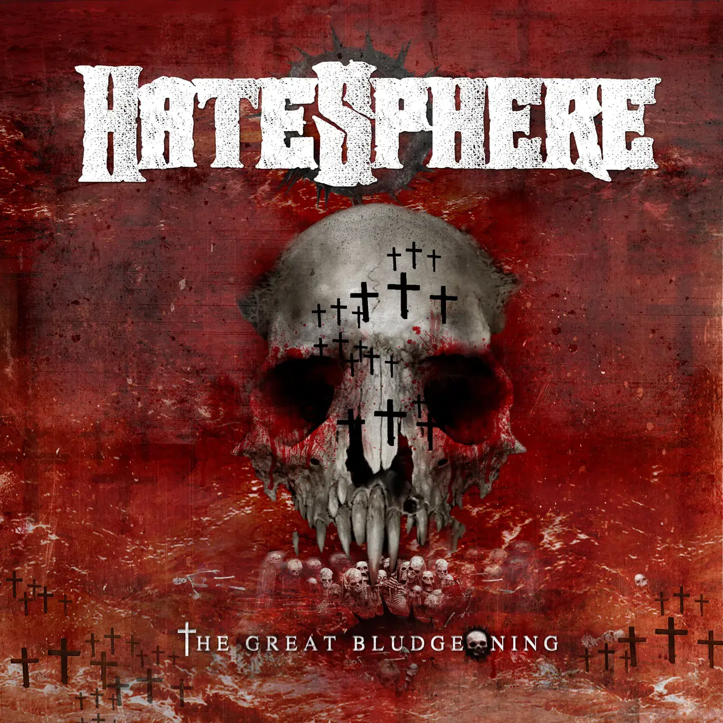 HATESPHERE · The Great Bludgeoning | TRANSPARENT RED LP (Thrash Metal Vinyl) · Picture 1