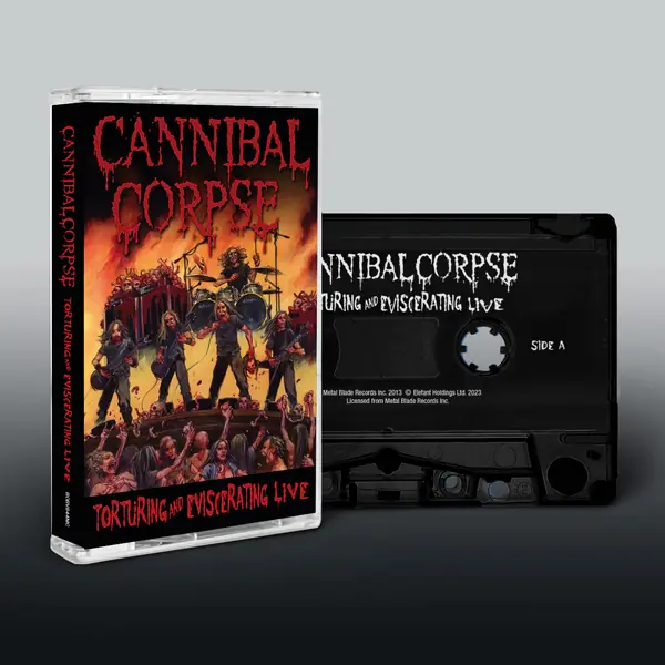 CANNIBAL CORPSE - Torturing And Eviscerating Live · BLACK TAPE (Death Metal Tapes)