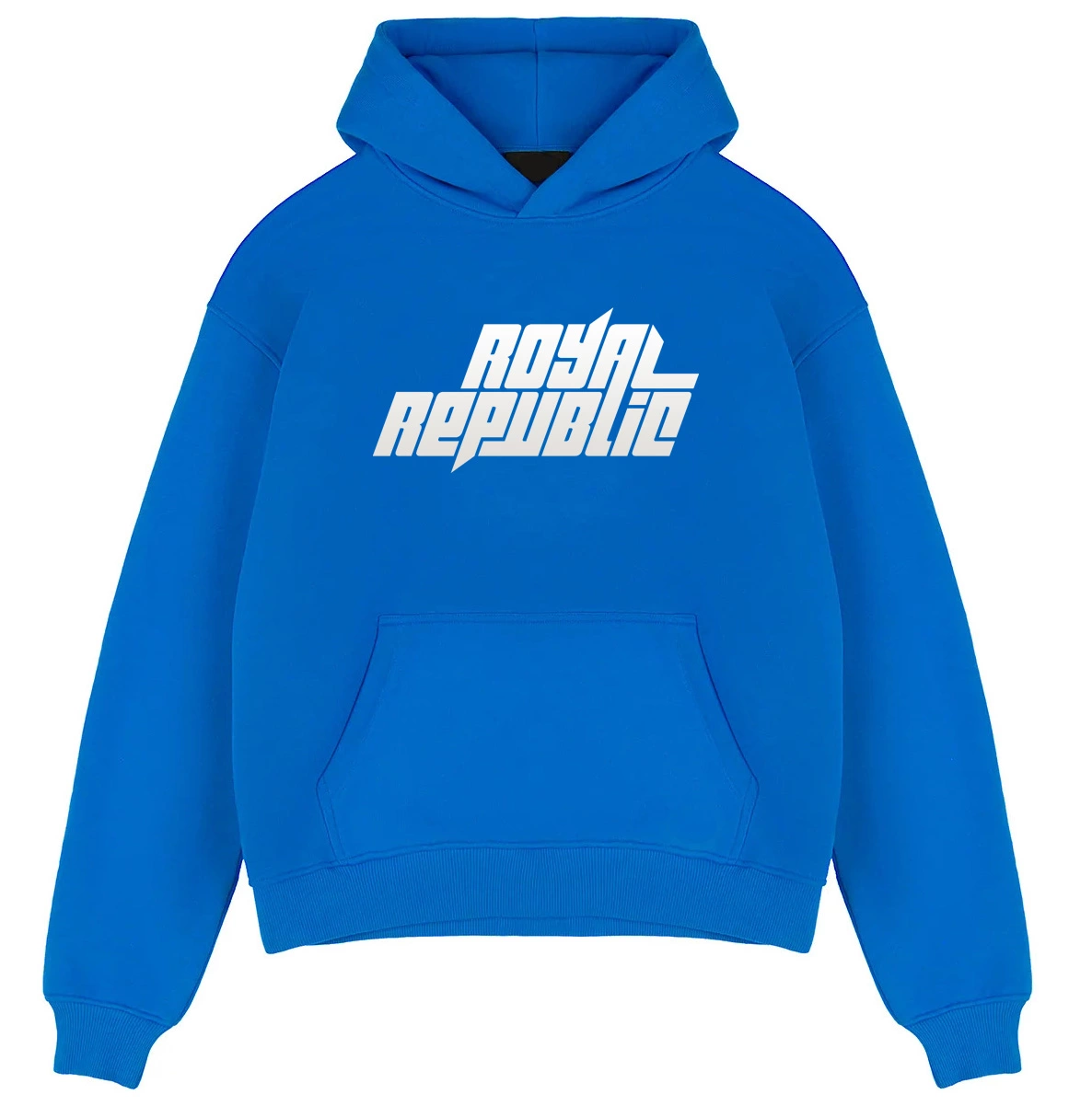 ROYAL REPUBLIC - White Logo [HOODIE BLUE]