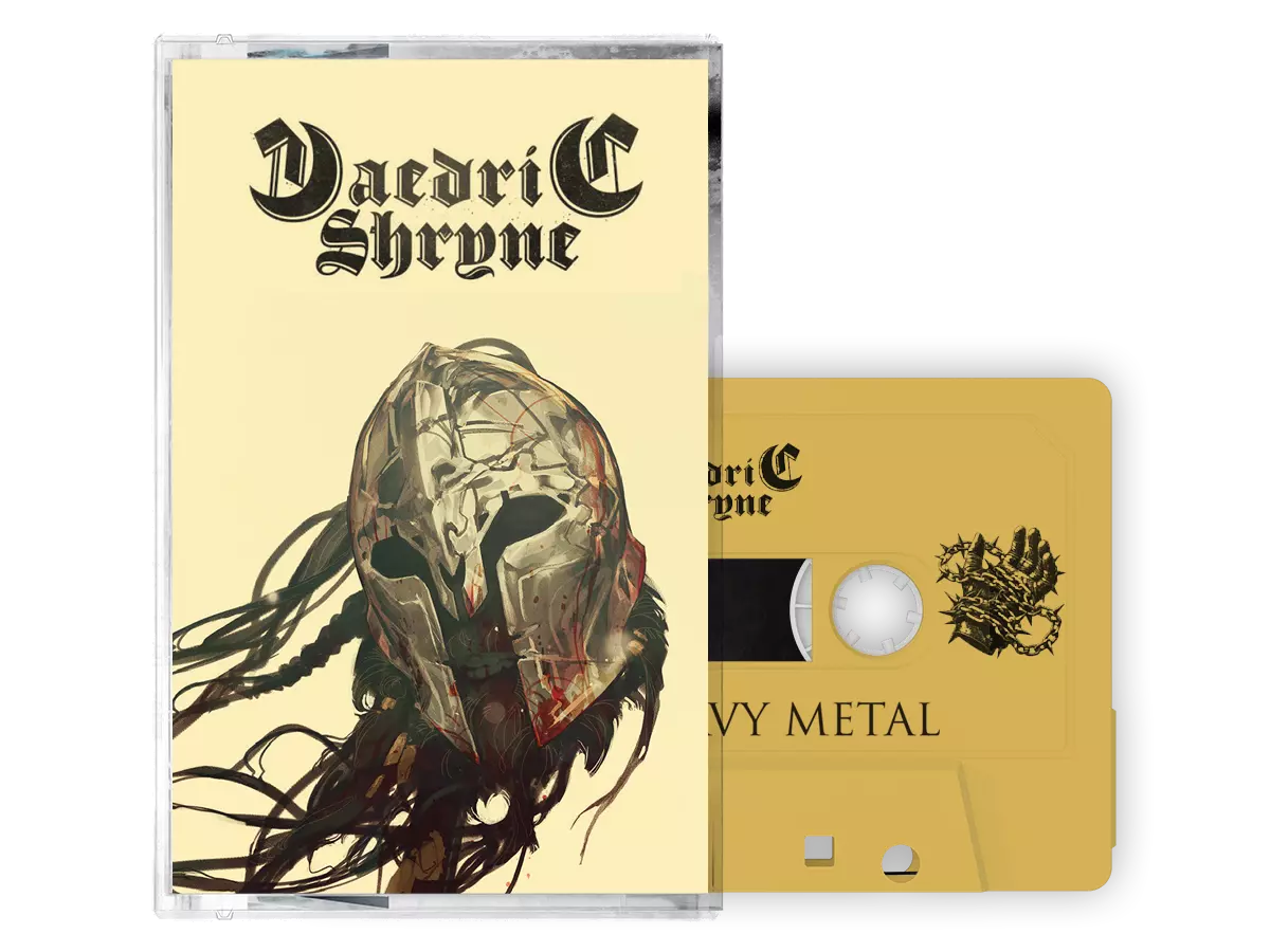 DAEDRIC SHRYNE · Daedric Shryne | TRANSPARENT YELLOW TAPE (Heavy Metal/Epic Metal Tapes)