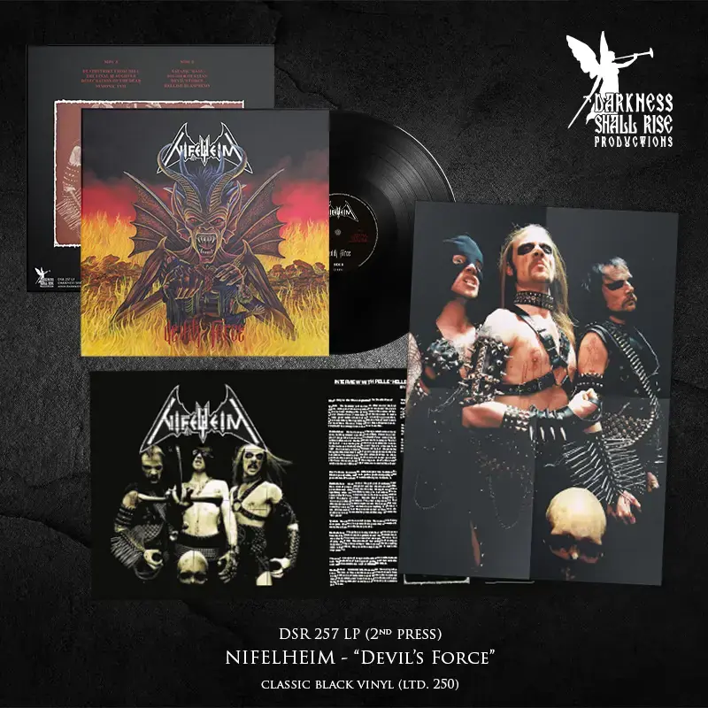 NIFELHEIM - Devil's Force (Re-Release) · BLACK LP · Bild 2 NIFELHEIM - Devil's Force (Re-Release) · BLACK LP (Black Metal Vinyl) · Bild 2