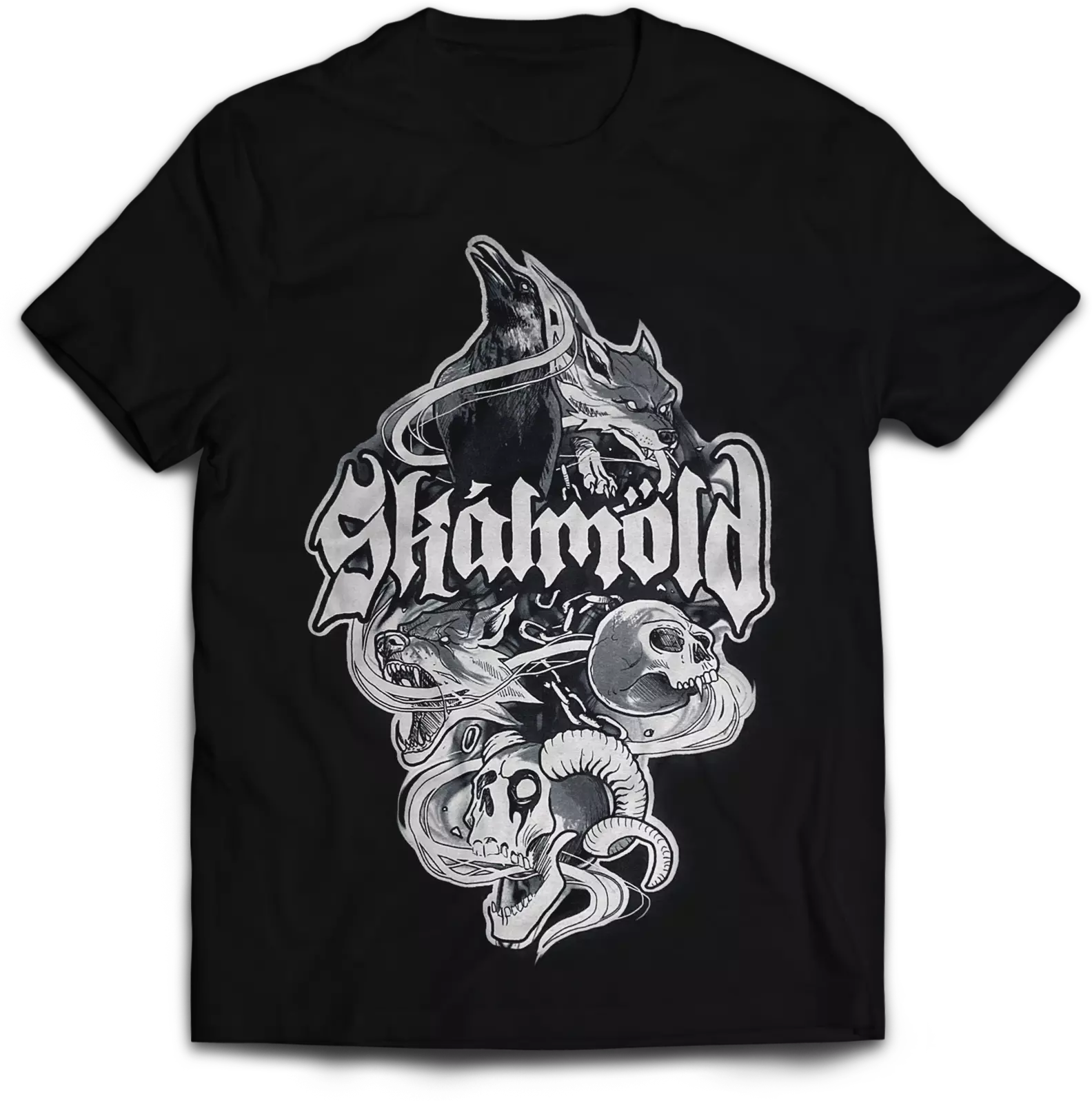 SKÁLMÖLD · Ósk | T-SHIRT SKÁLMÖLD · Ósk | T-SHIRT (Viking Metal/Folk Metal Clothes)