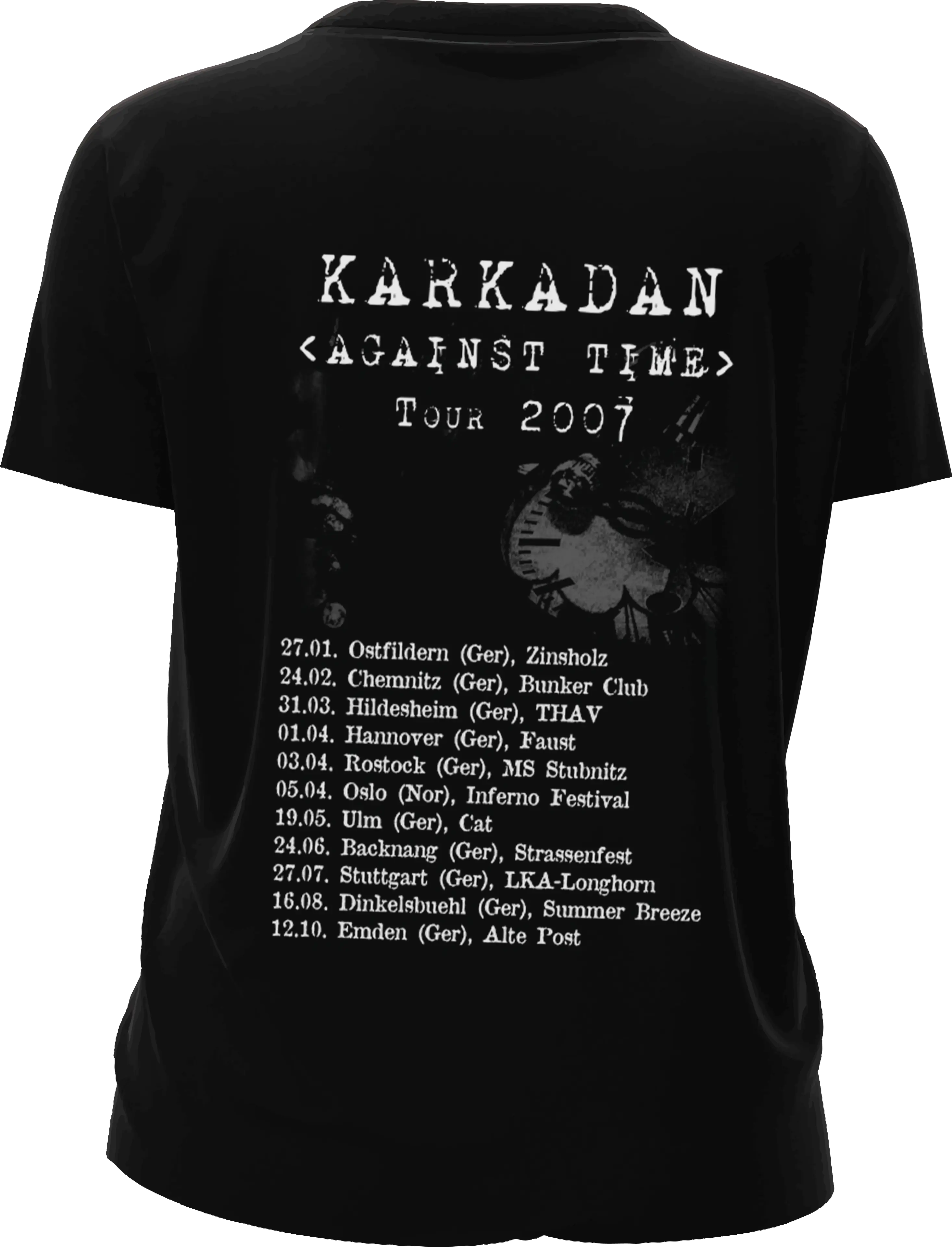 KARKADAN · Against Time Tour 2007 | GIRLIE (Death Metal/Progressive Metal/Black Metal/Heavy Me Clothes) · Picture 1