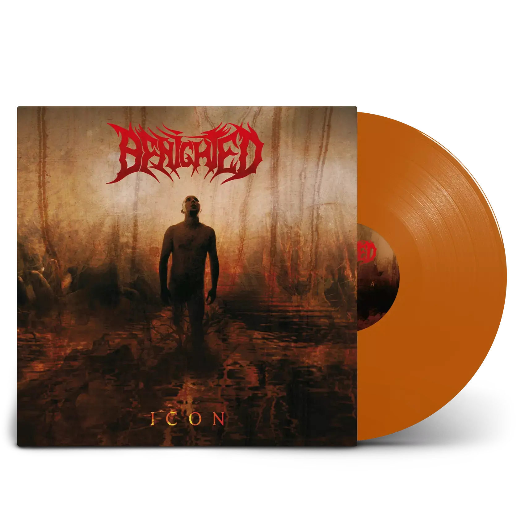 BENIGHTED · Icon | ORANGE LP (Death Metal/Grindcore Vinyl)