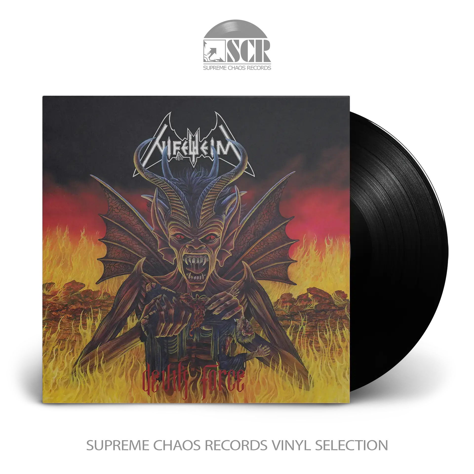 NIFELHEIM - Devil's Force (Re-Release) · BLACK LP (Black Metal Vinyl)