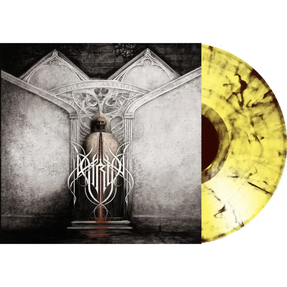 THRON - Abysmal · MARBLED VINYL LP - B-STOCK (Black Metal/Death Metal Vinyl)