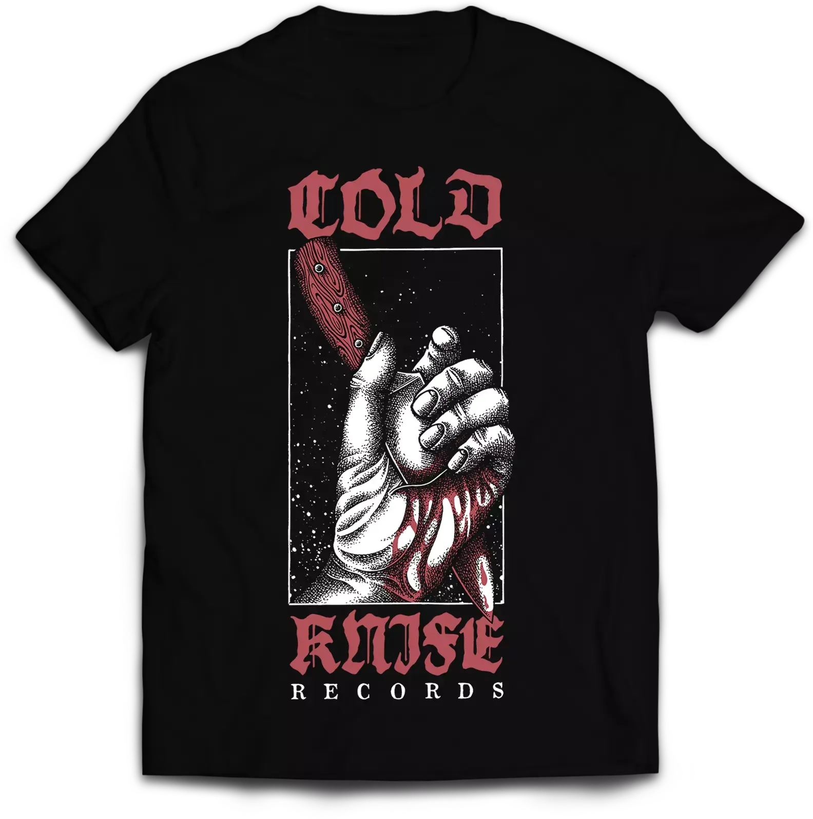 COLD KNIFE RECORDS - Logo · T-SHIRT (Heavy Metal Clothes)