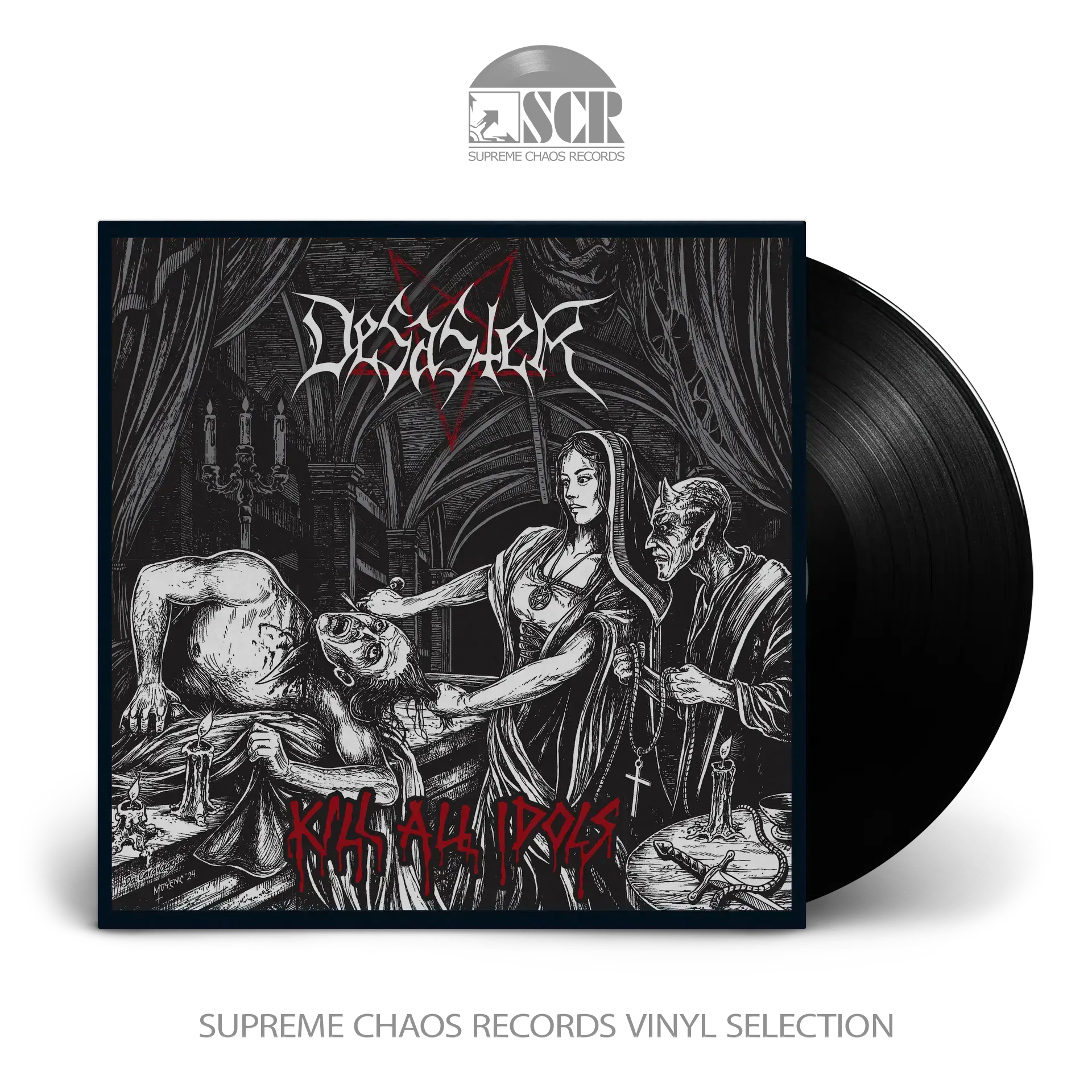 DESASTER - Kill All Idols · BLACK LP (Black Metal/Thrash Metal Vinyl)