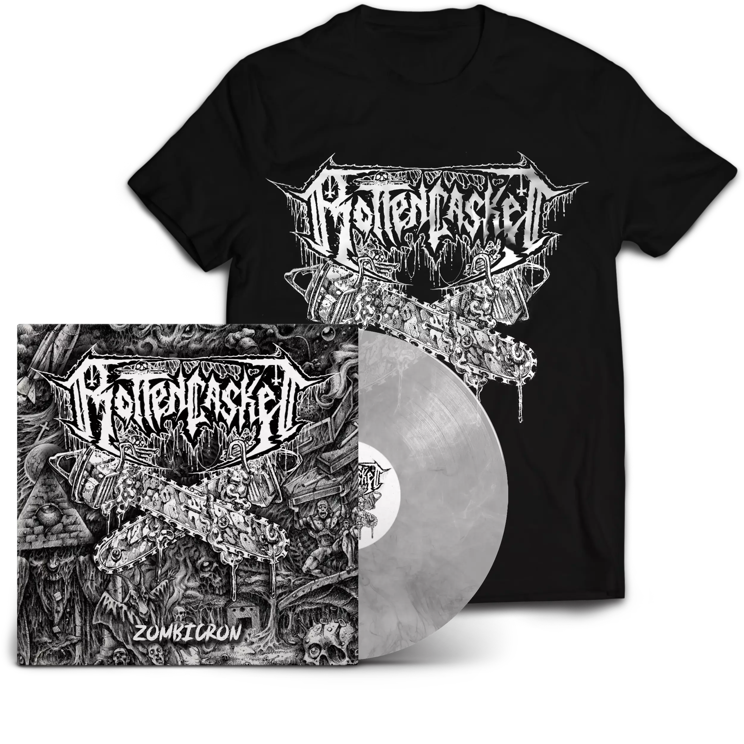 ROTTEN CASKET · Zombicron | LP BUNDLE (Death Metal Vinyl)