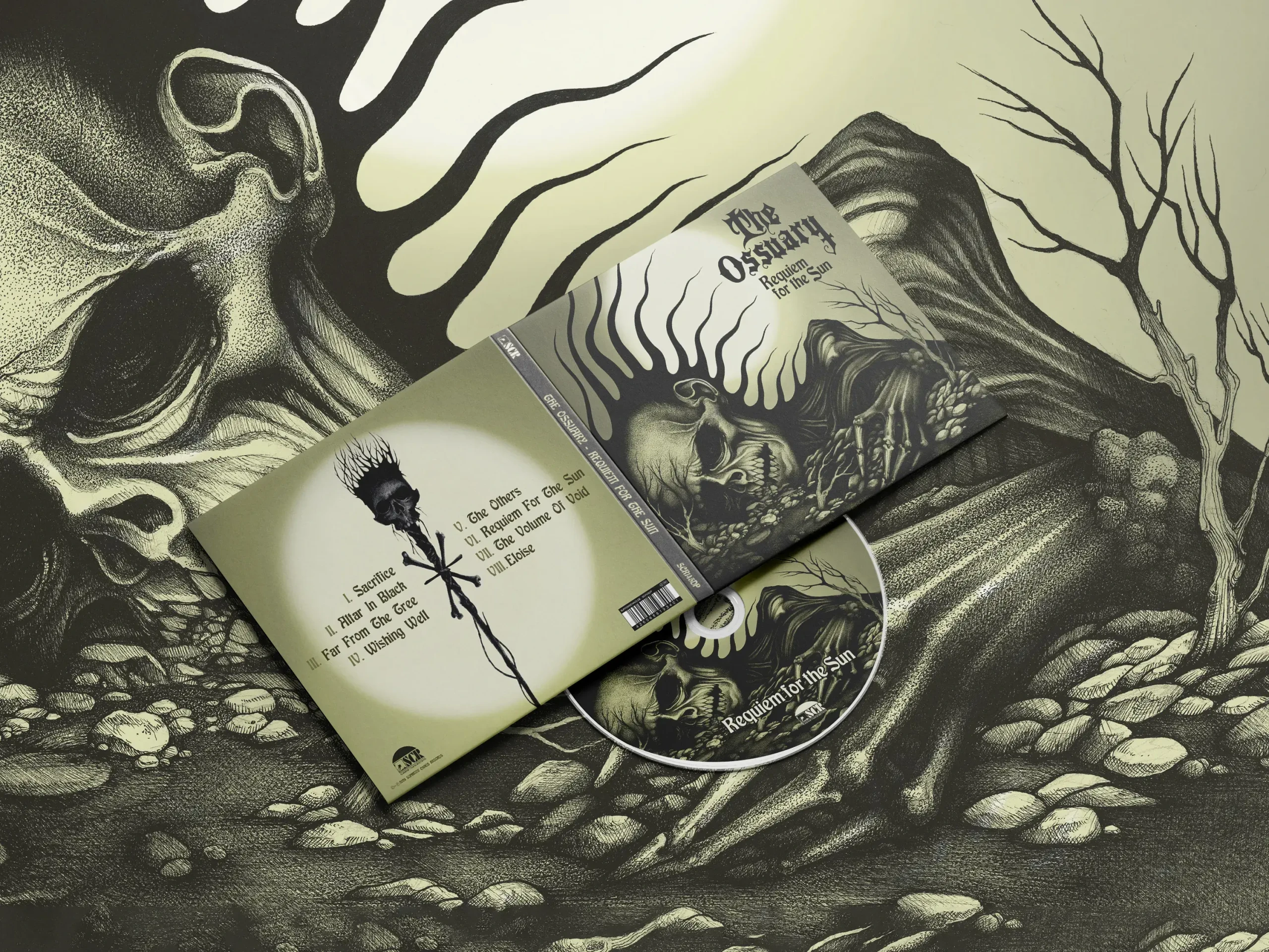 THE OSSUARY · Requiem For The Sun | DIGIPAK CD (Doom Metal/Doom Rock/Occult Rock CDs) · Picture 1