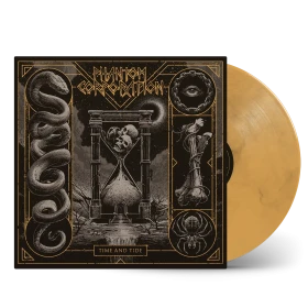 PHANTOM CORPORATION · Time And Tide | ORANGE MARBLED LP (Thrash Metal/D-Beat/Death Metal Vinyl)