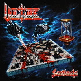 VULTURE · Sentinels | BRIGHT RED/WHITE MARBLED LP (Heavy Metal Vinyl) · Bild 1