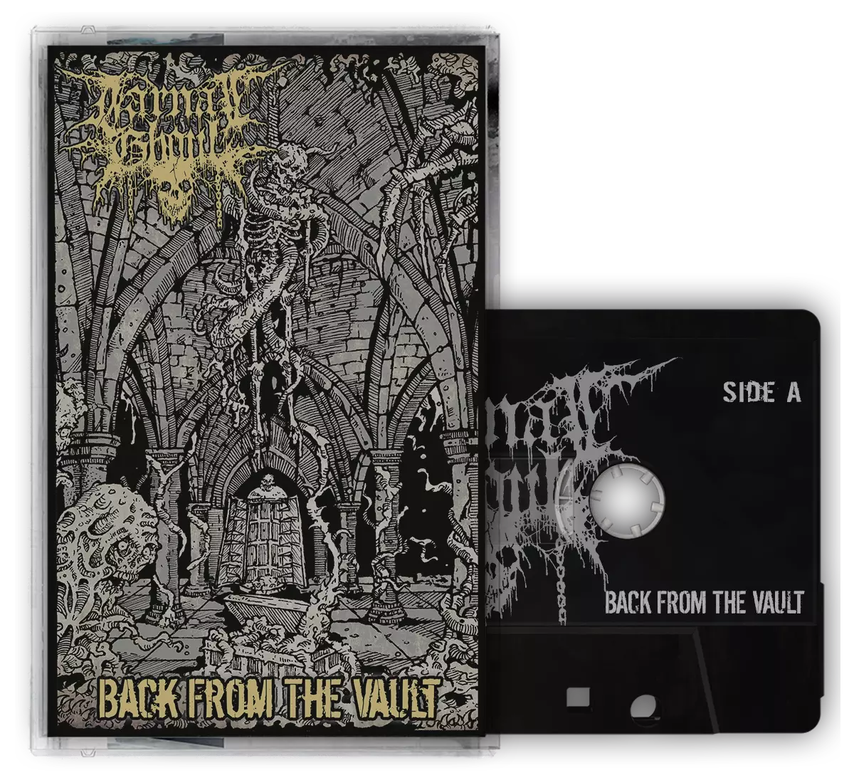CARNAL GHOUL · Back From The Vault | BLACK TAPE (Death Metal Tapes)