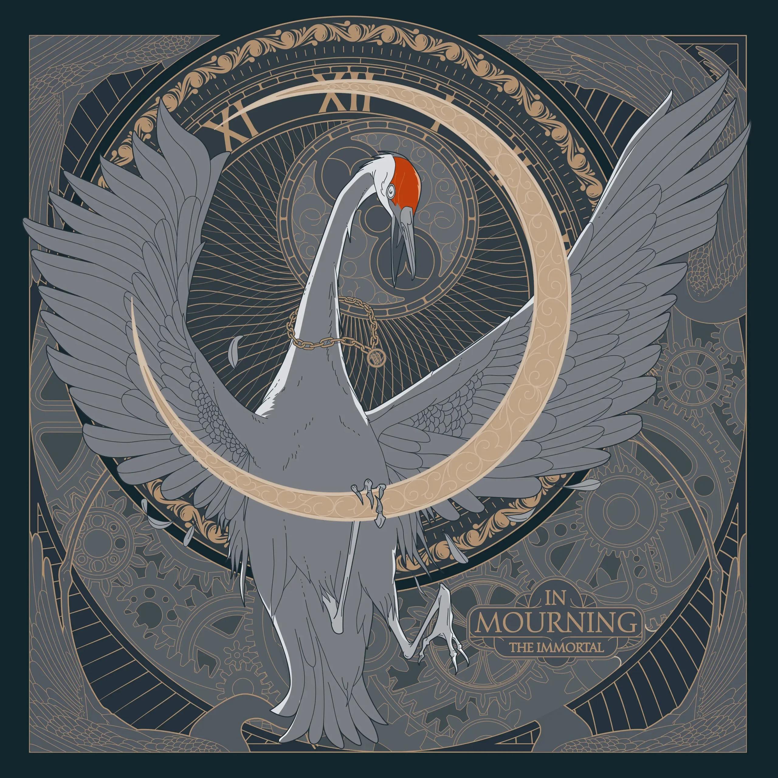 IN MOURNING - The Immortal · WHITE LP (Melodic Death Metal/Progressive Metal/Doom Metal Vinyl) · Picture 2