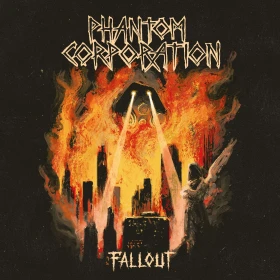 PHANTOM CORPORATION · Fallout | FIRE SPLATTER LP (Death Metal Vinyl) · Picture 2