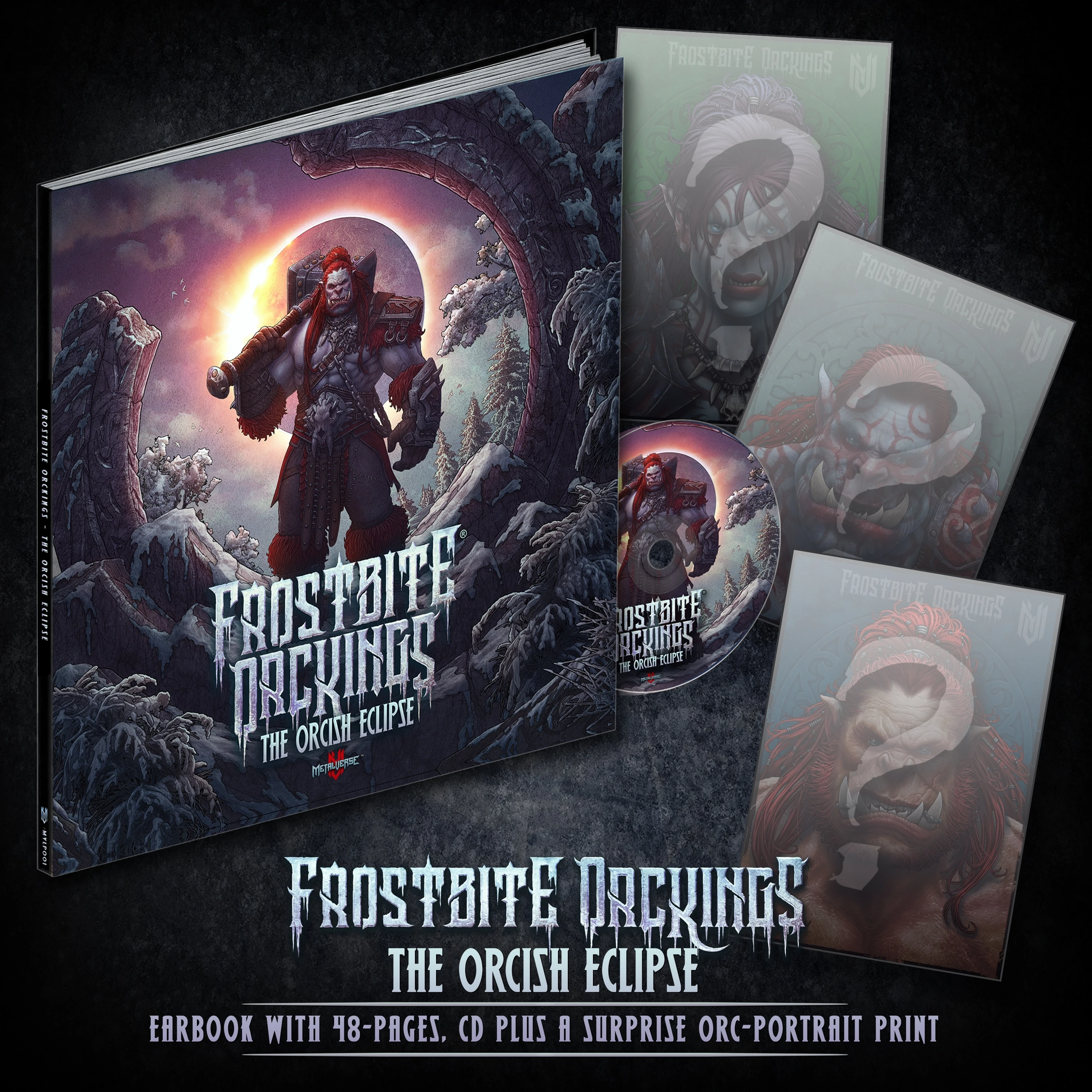 FROSTBITE ORCKINGS · The Orcish Eclipse | EXCLUSIVE EARBOOK (Death Metal CDs) · Bild 2