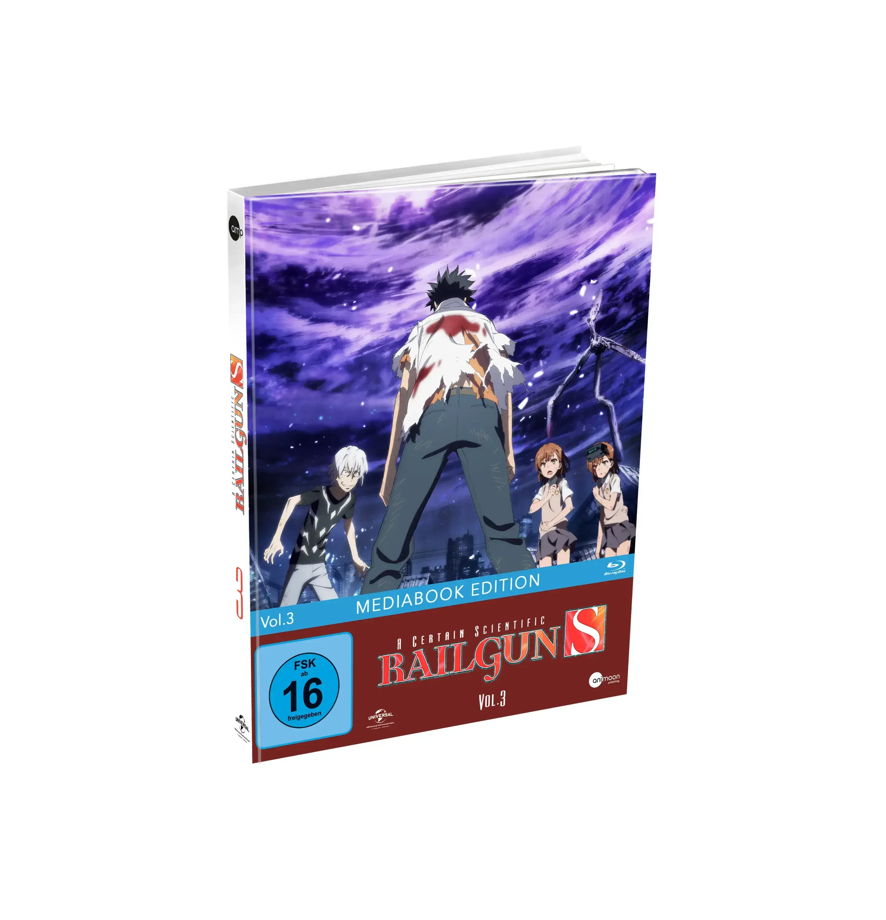 A CERTAIN SCIENTIFIC RAILGUN · A Certain Scientific Railgun S Vol.3 | BLU-RAY (Animation/Anime DVDBluRay)