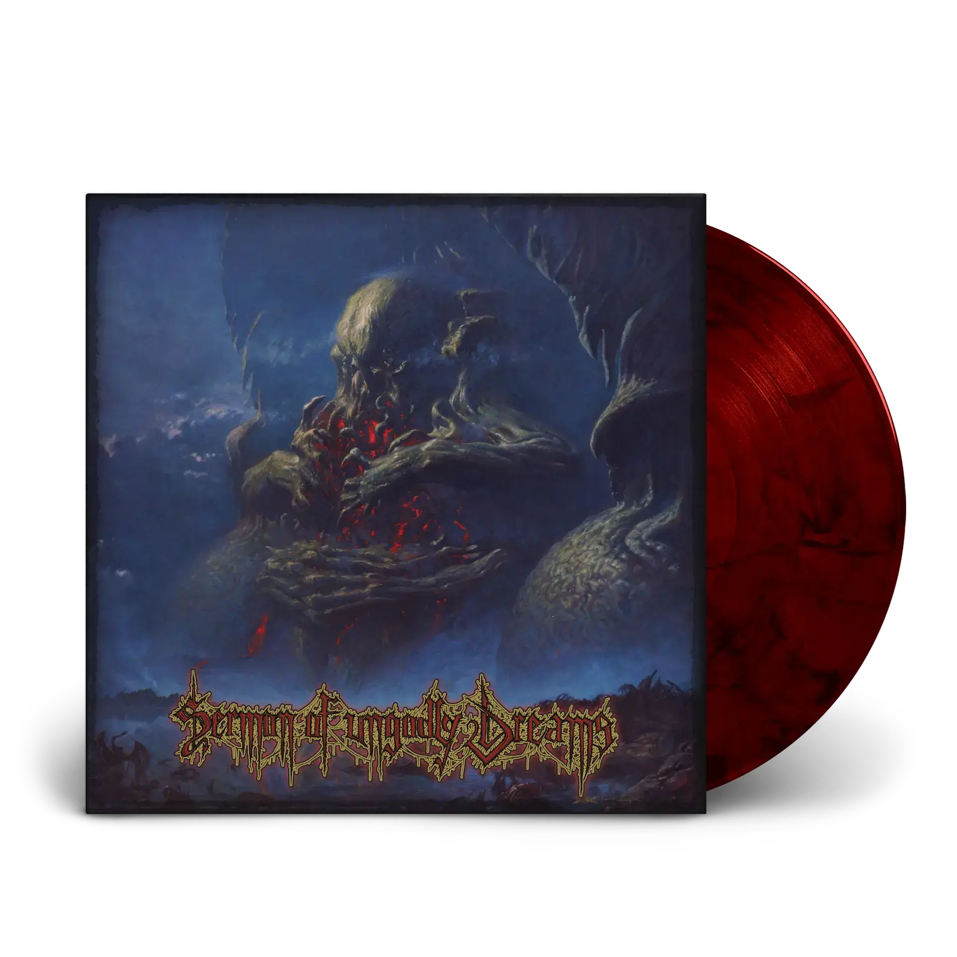 ARROGANZ / LIFELESS / OBSCURE INFINITY / RECKLESS MANSLAUGHTER · Sermon Of Ungodly Dreams | RED/BLACK LP (Death Metal Vinyl)